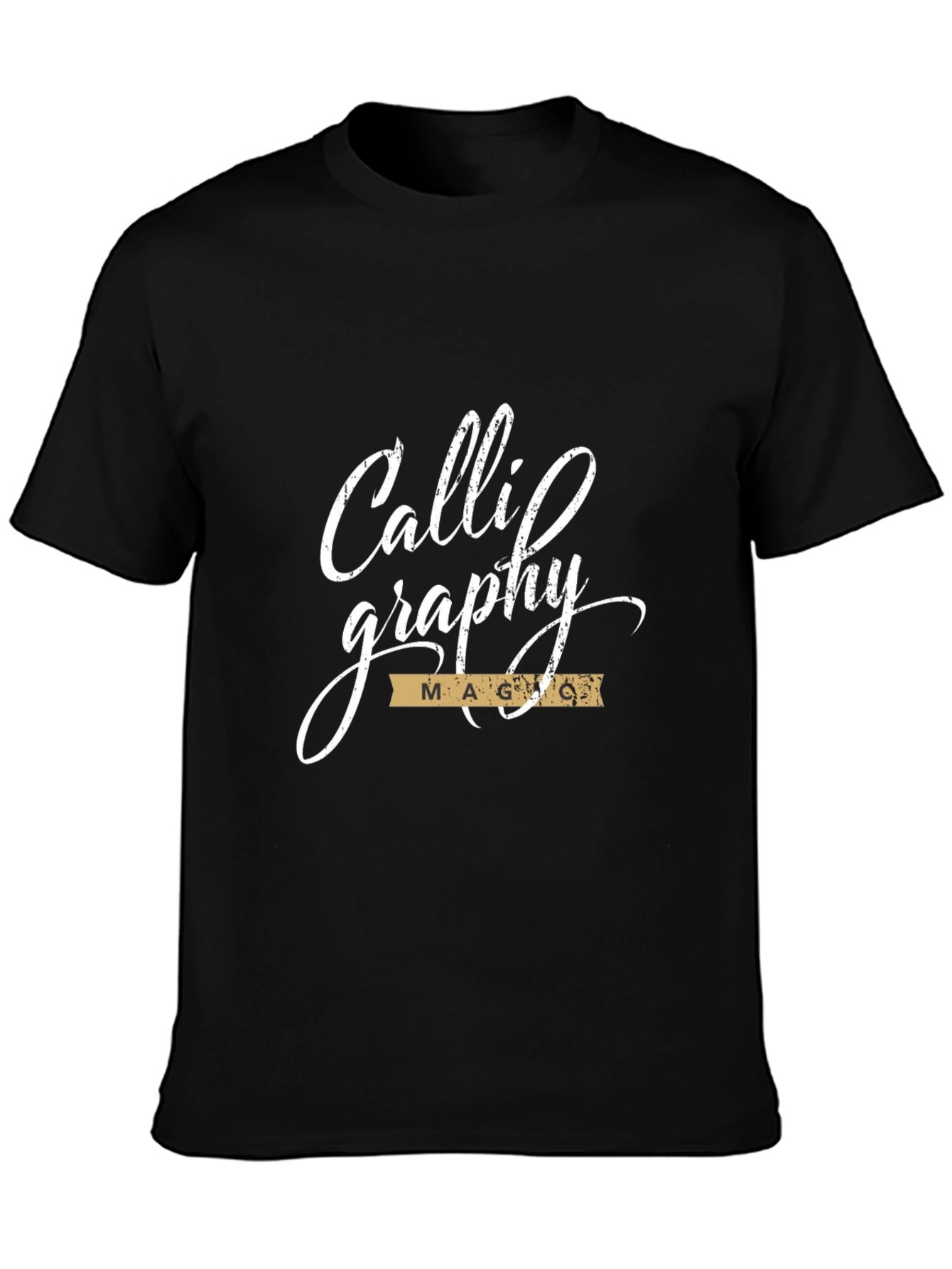 Calligraphy Magos Black Graphic Tee
