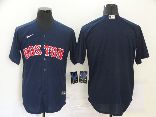 Men's Boston Red Sox Navy Alternate Replica Team Blank Jerseys