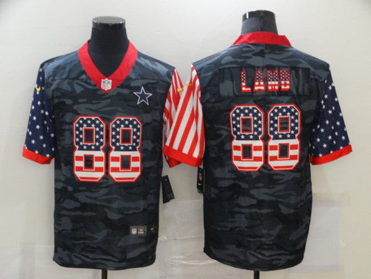 Men's Dallas Cowboys CeeDee Lamb #88 Gray Camouflage Game Player Jerseys