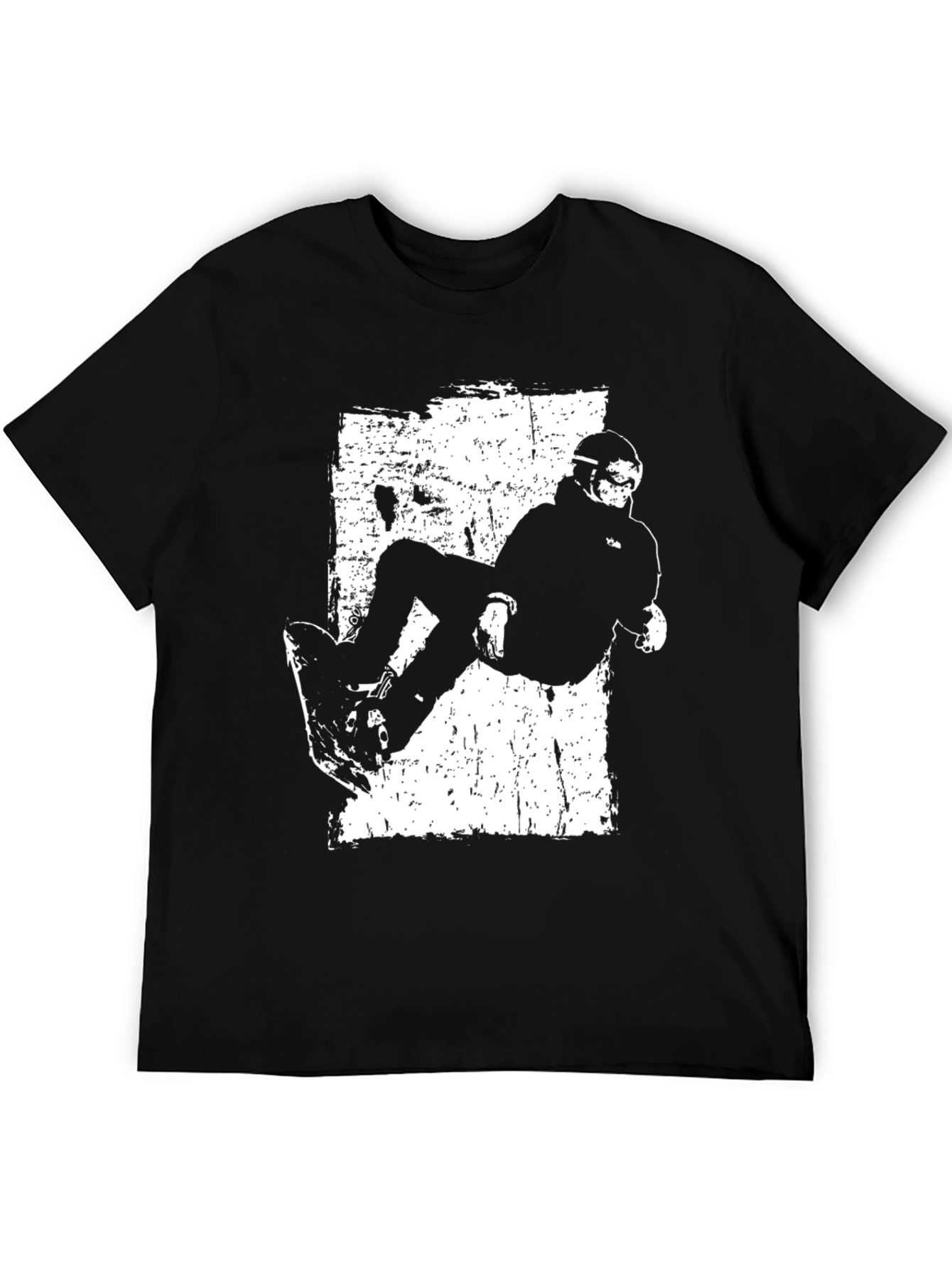 Black Skater Graphic T-Shirt