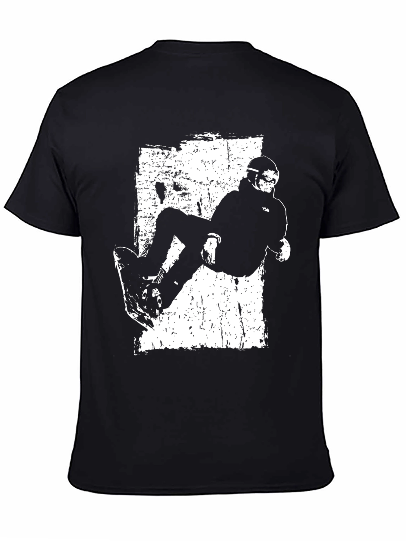 Black Skater Graphic T-Shirt