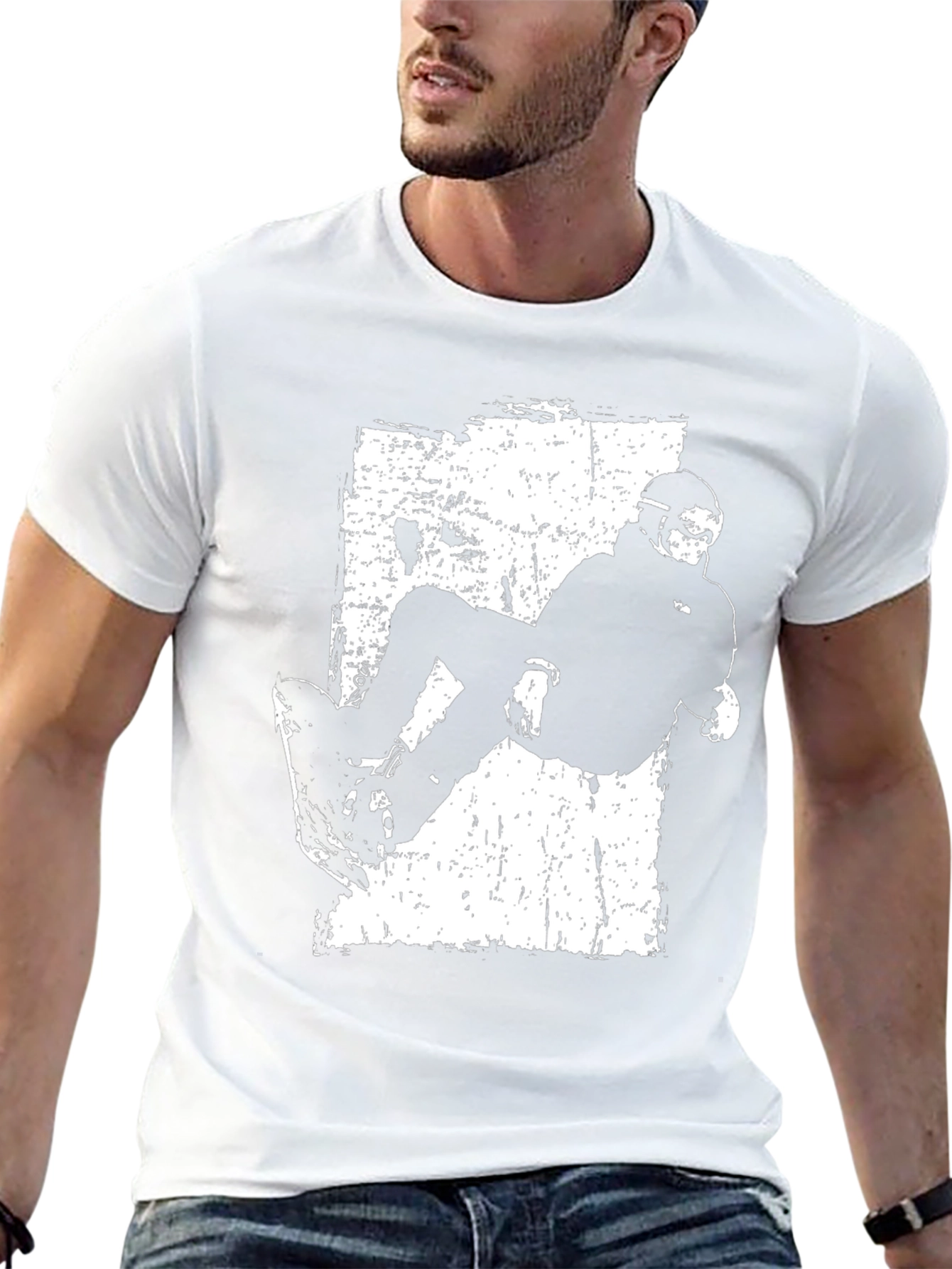 Black Skater Graphic T-Shirt