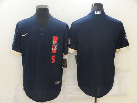 Men's Boston Red Sox Navy ALL STAR Blank Jerseys