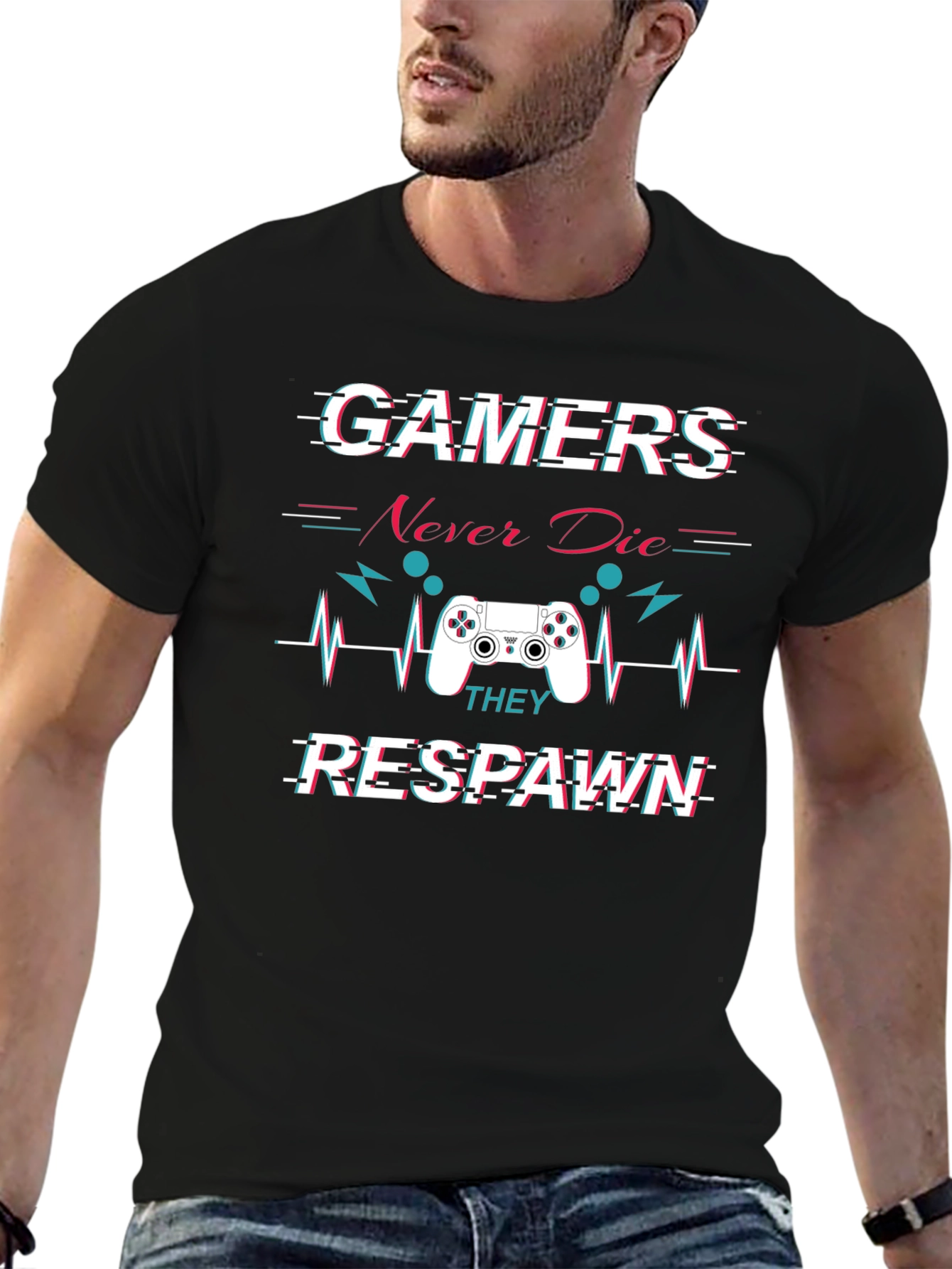 Gamer Never Die Respawn T-Shirt