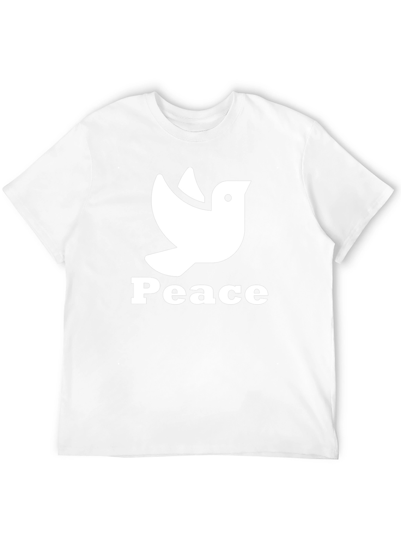 Peace Dove Graphic Black T-Shirt