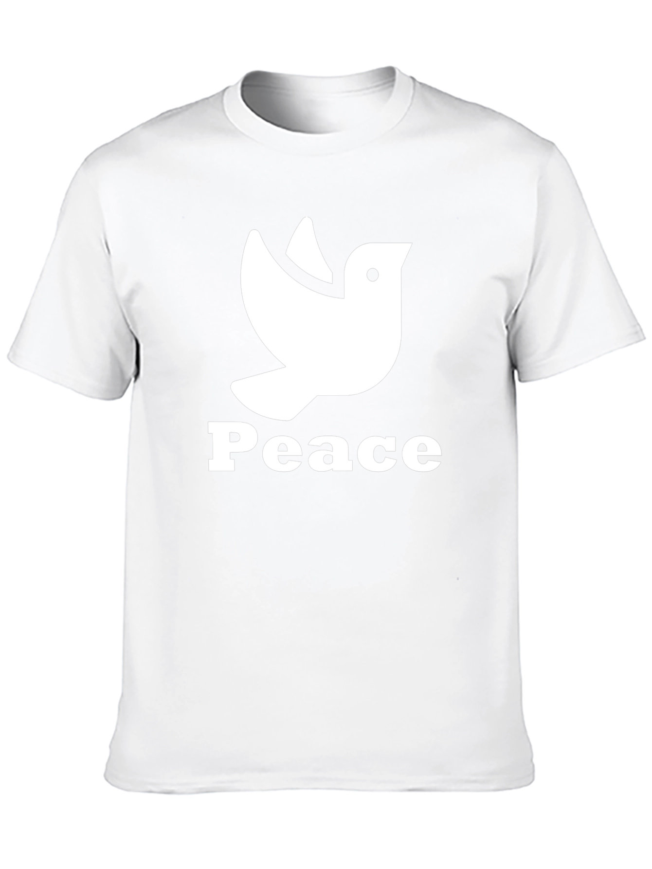 Peace Dove Graphic Black T-Shirt