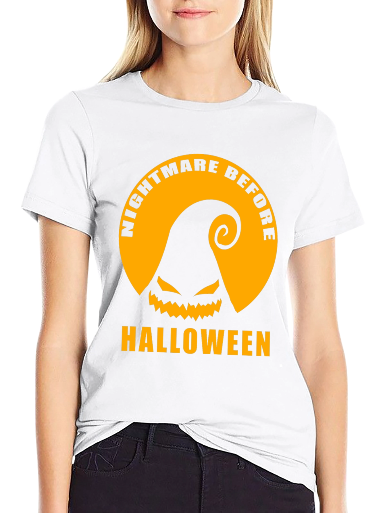 Nightmare Before Halloween Graphic Tee - Black