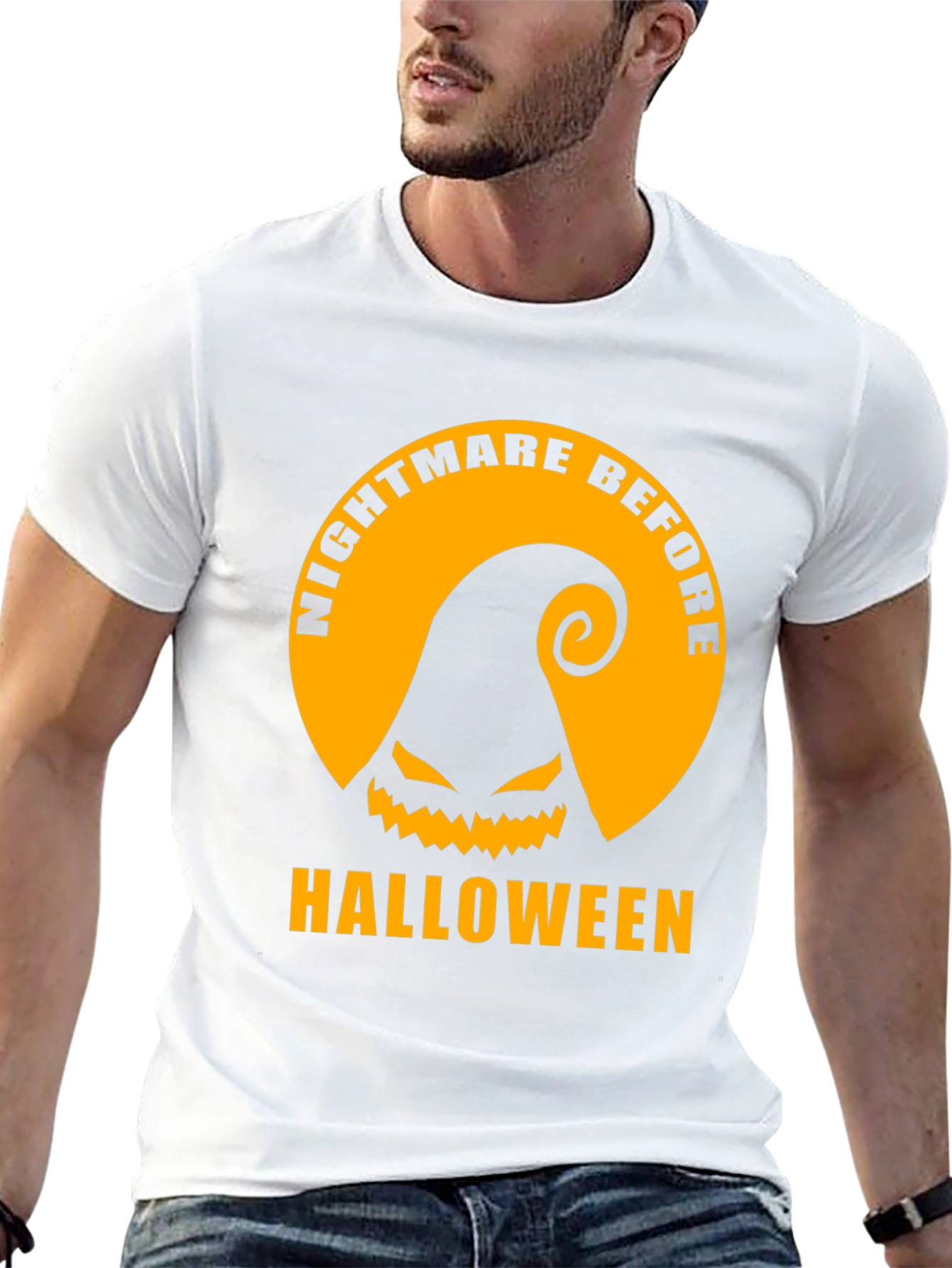 Nightmare Before Halloween Graphic Tee - Black