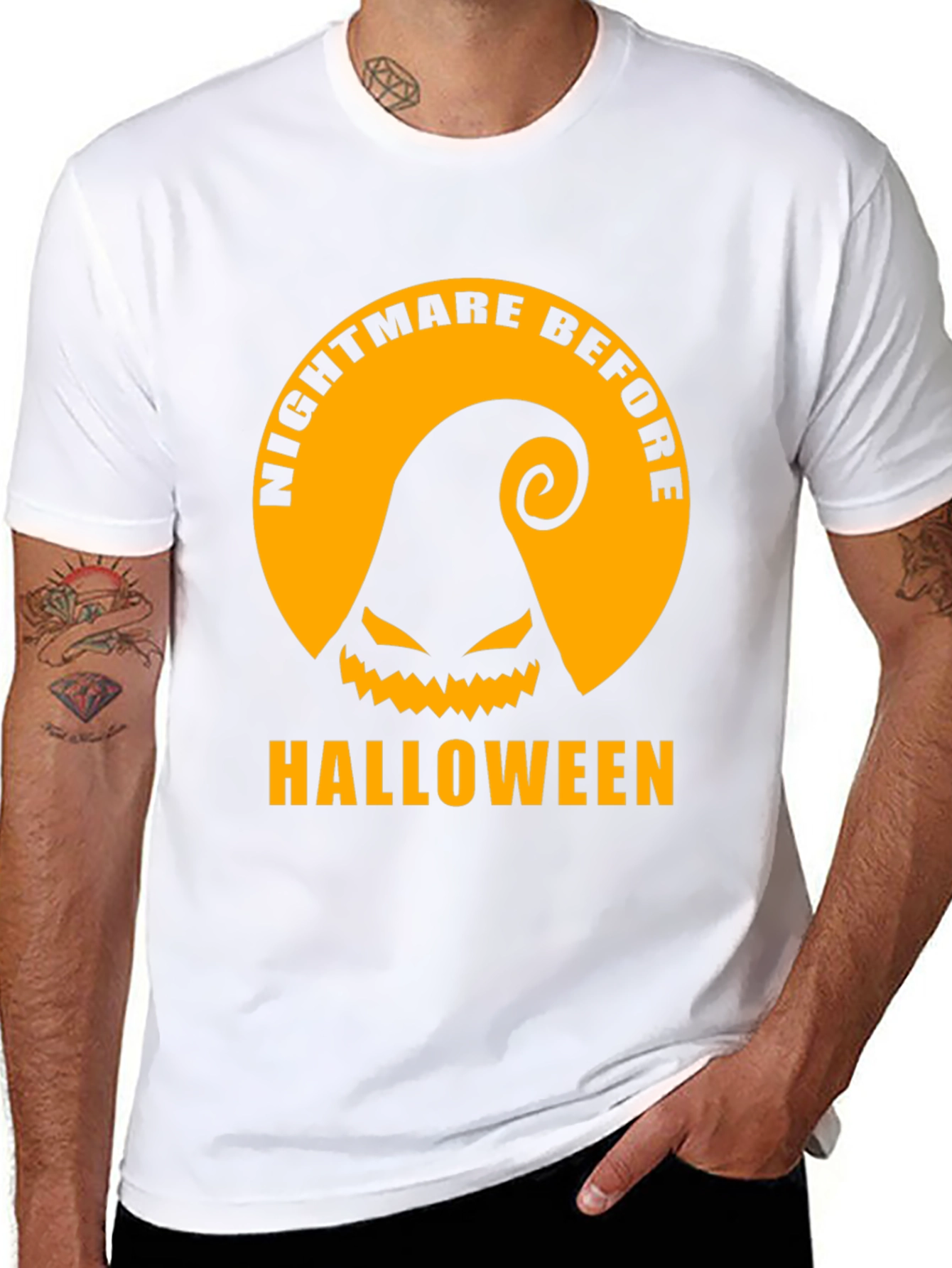 Nightmare Before Halloween Graphic Tee - Black
