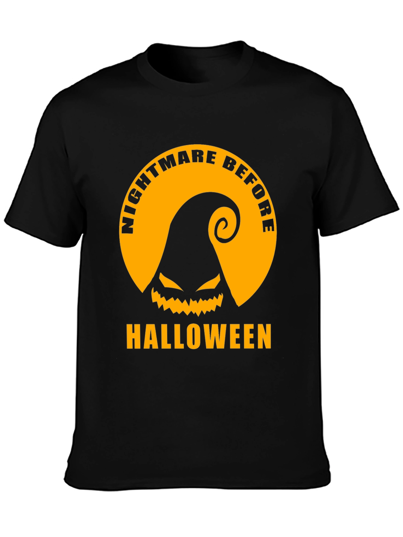 Nightmare Before Halloween Graphic Tee - Black