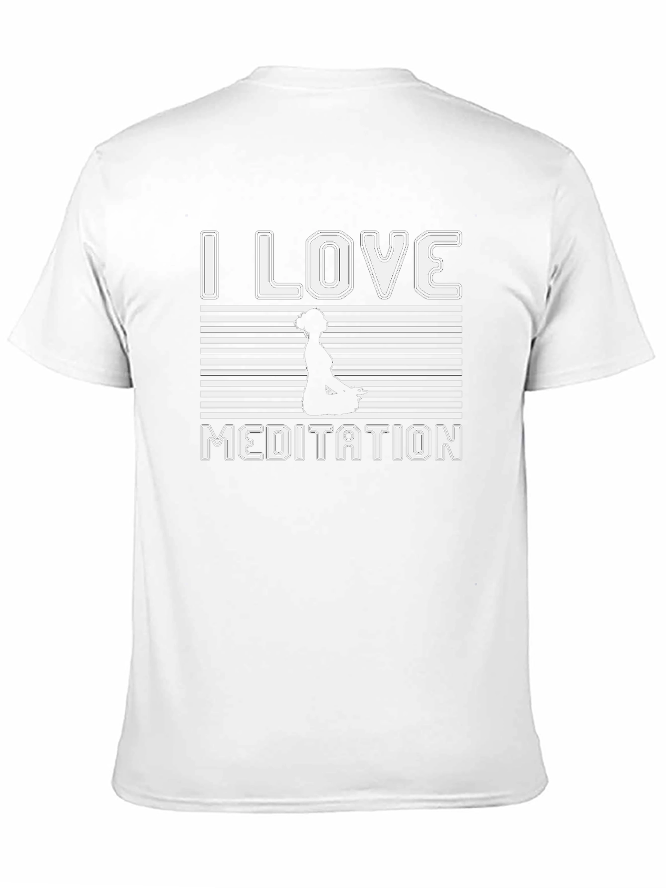 I Love Meditation Graphic T-Shirt