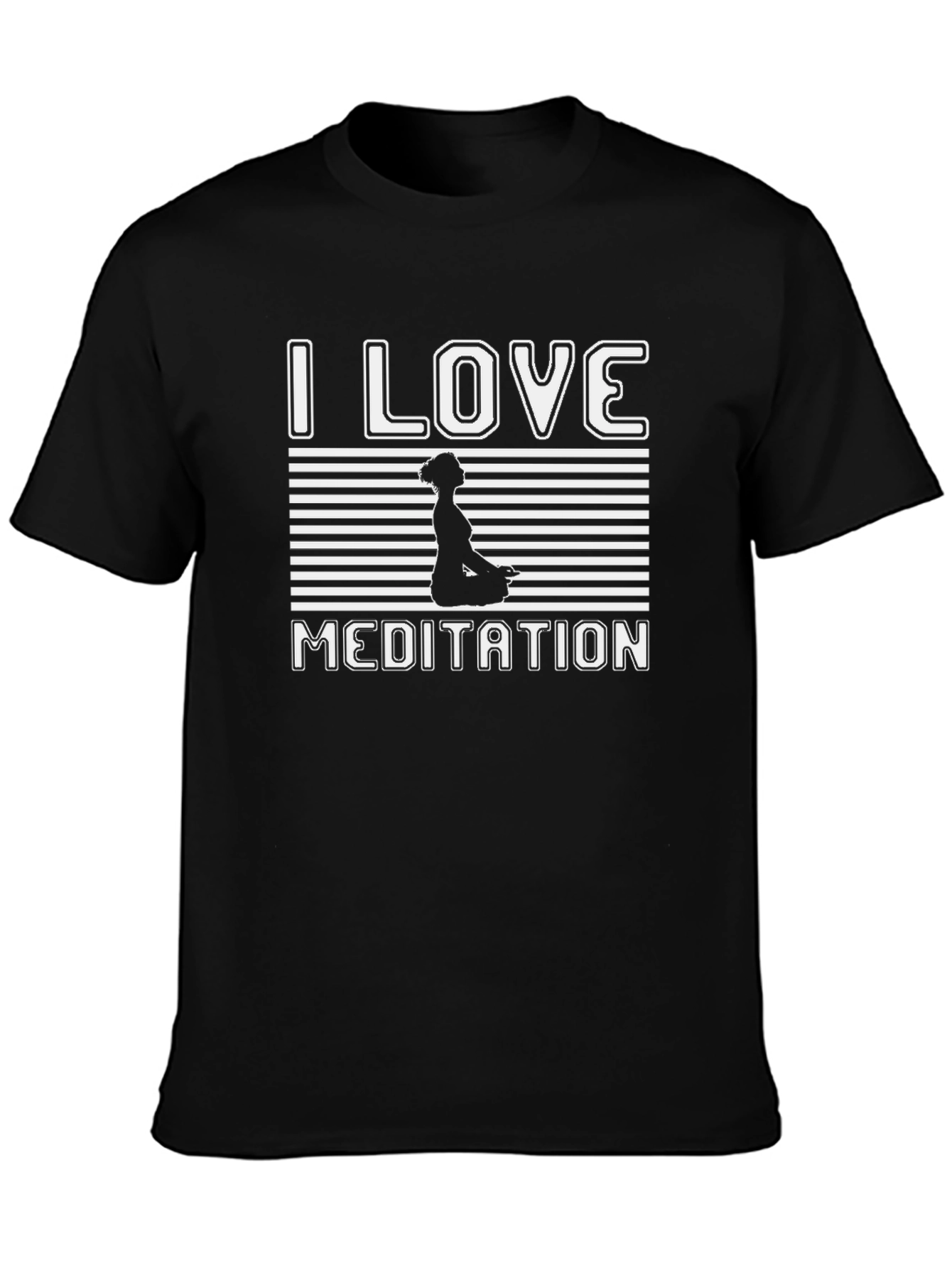 I Love Meditation Graphic T-Shirt