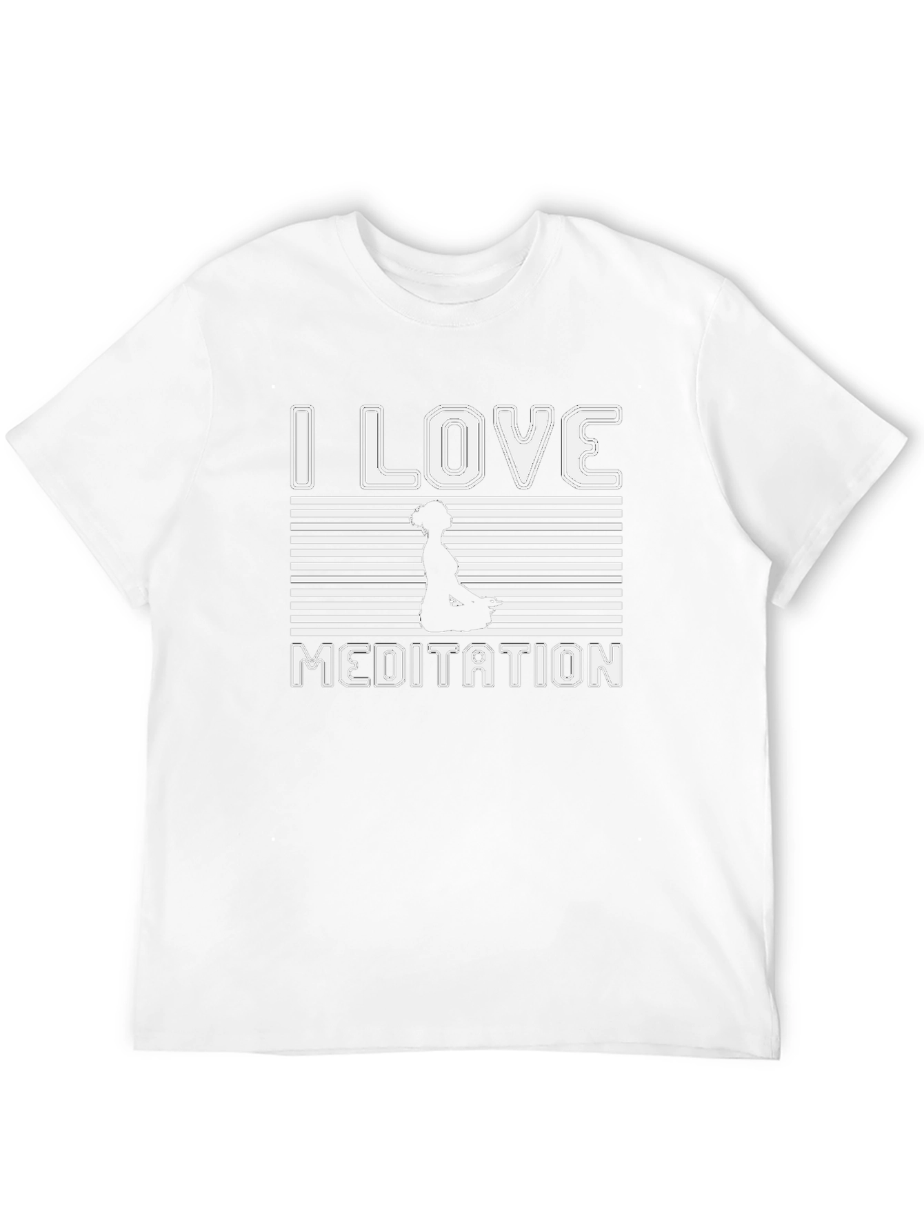 I Love Meditation Graphic T-Shirt