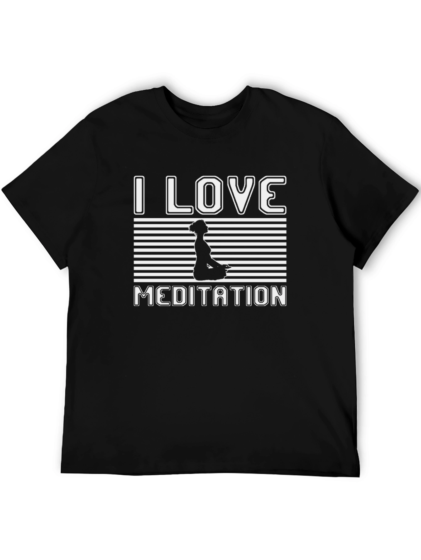 I Love Meditation Graphic T-Shirt