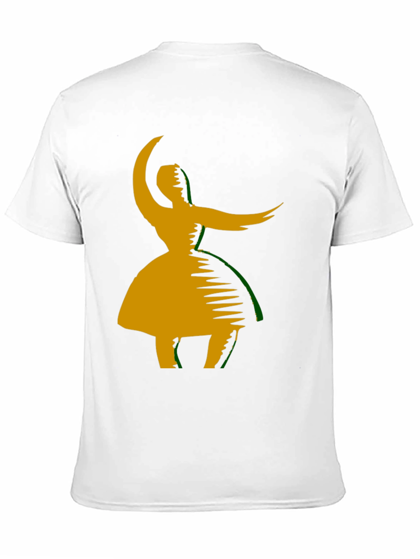 Dance Silhouette Graphic Tee - Black Cotton Blend