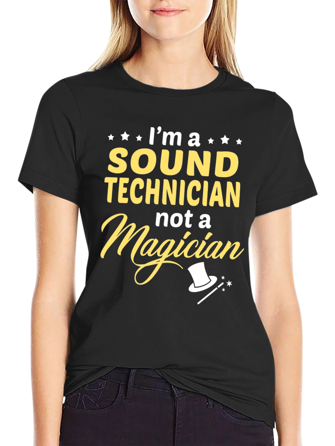 Sound Technician T-Shirt - Not a Magician Graphic Tee