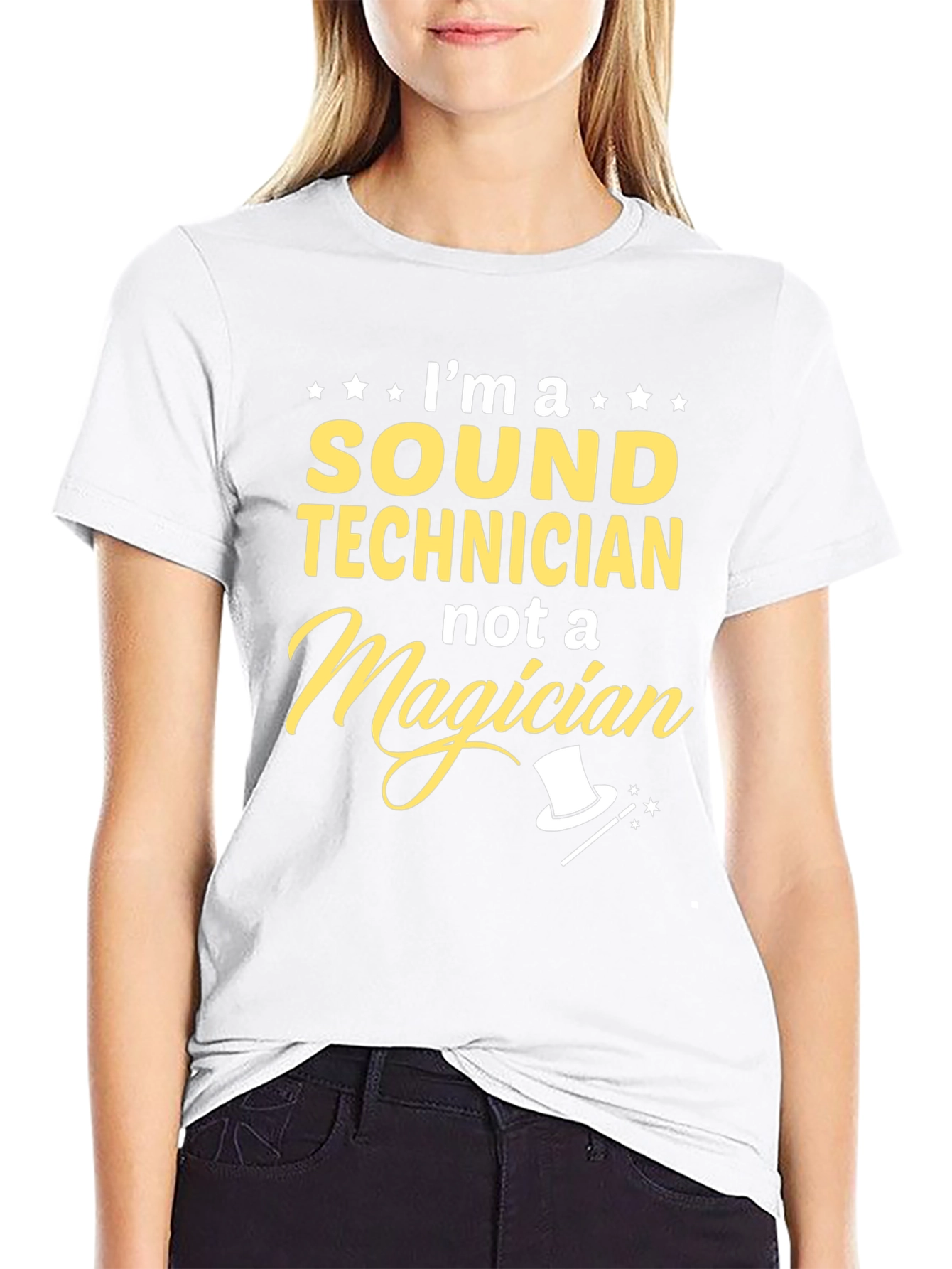 Sound Technician T-Shirt - Not a Magician Graphic Tee
