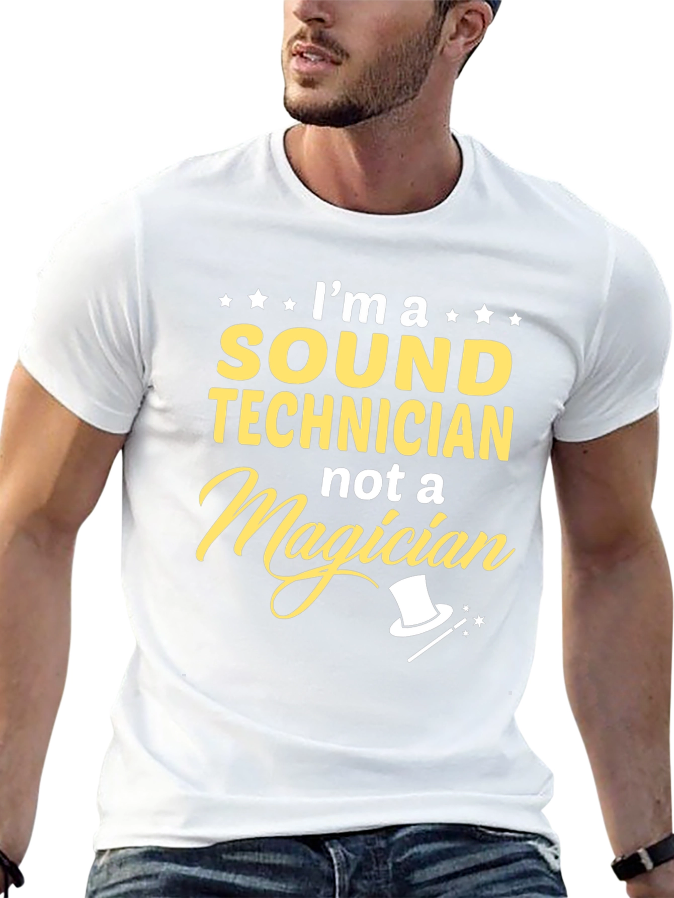 Sound Technician T-Shirt - Not a Magician Graphic Tee