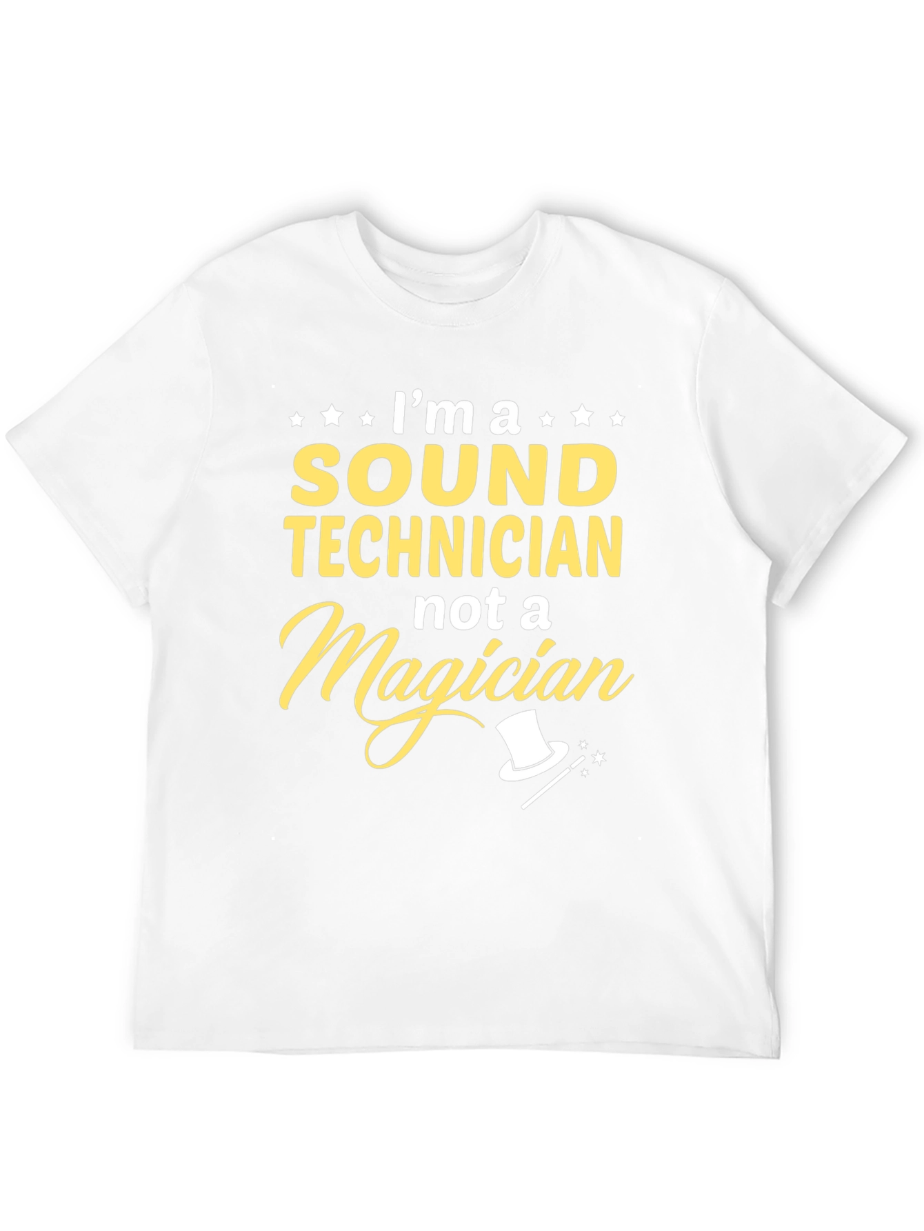 Sound Technician T-Shirt - Not a Magician Graphic Tee