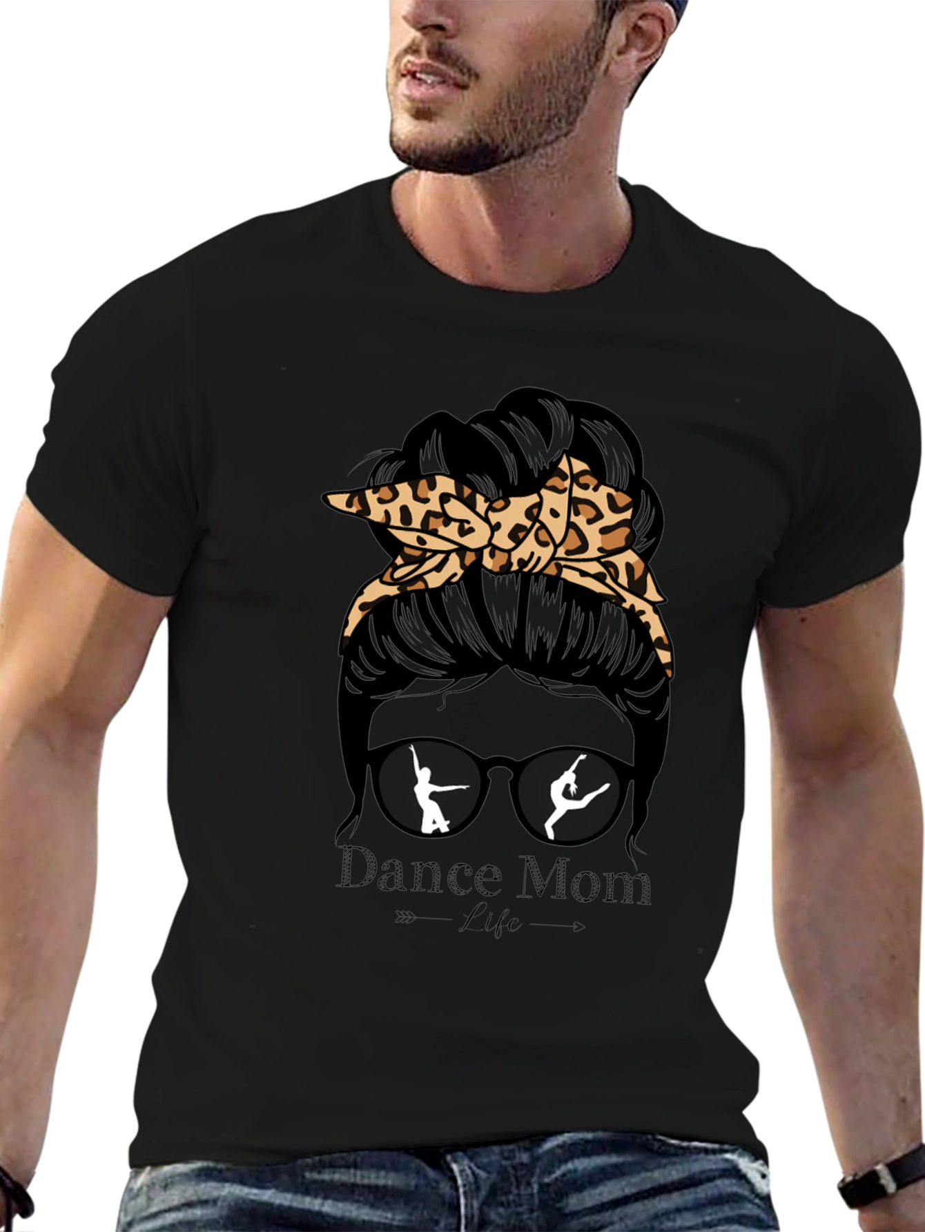 Dance Mom Life Messy Bun T-Shirt