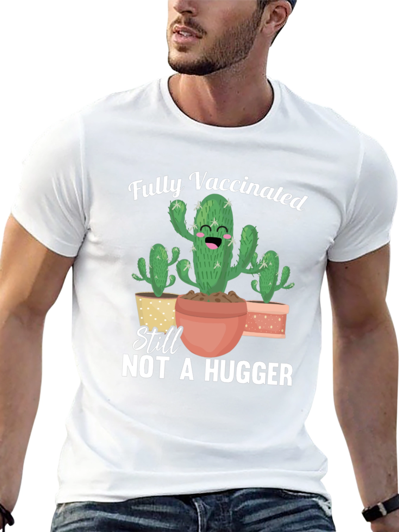 Fully Vaccinated Not A Hugger T-Shirt