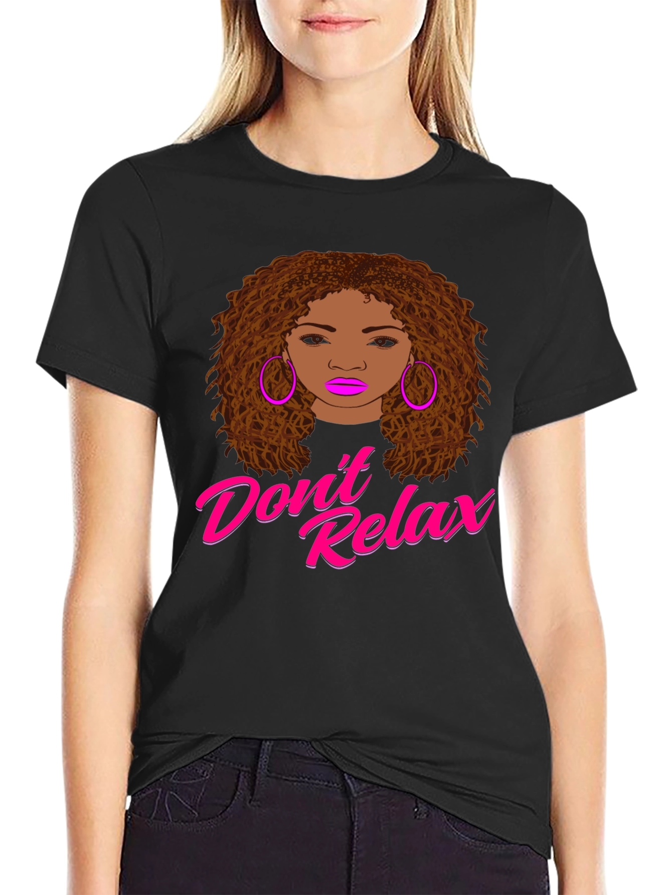 Dont Relax Graphic Print T-Shirt