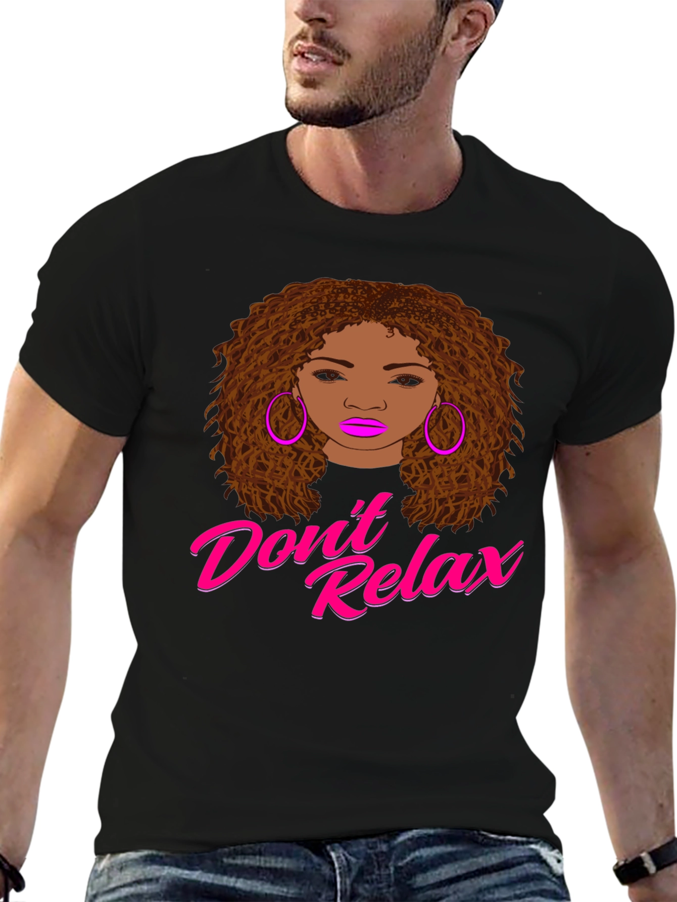 Dont Relax Graphic Print T-Shirt