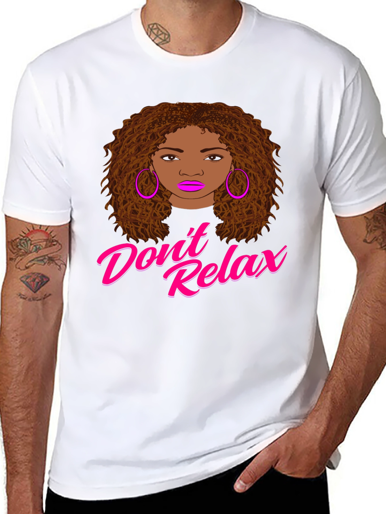 Dont Relax Graphic Print T-Shirt