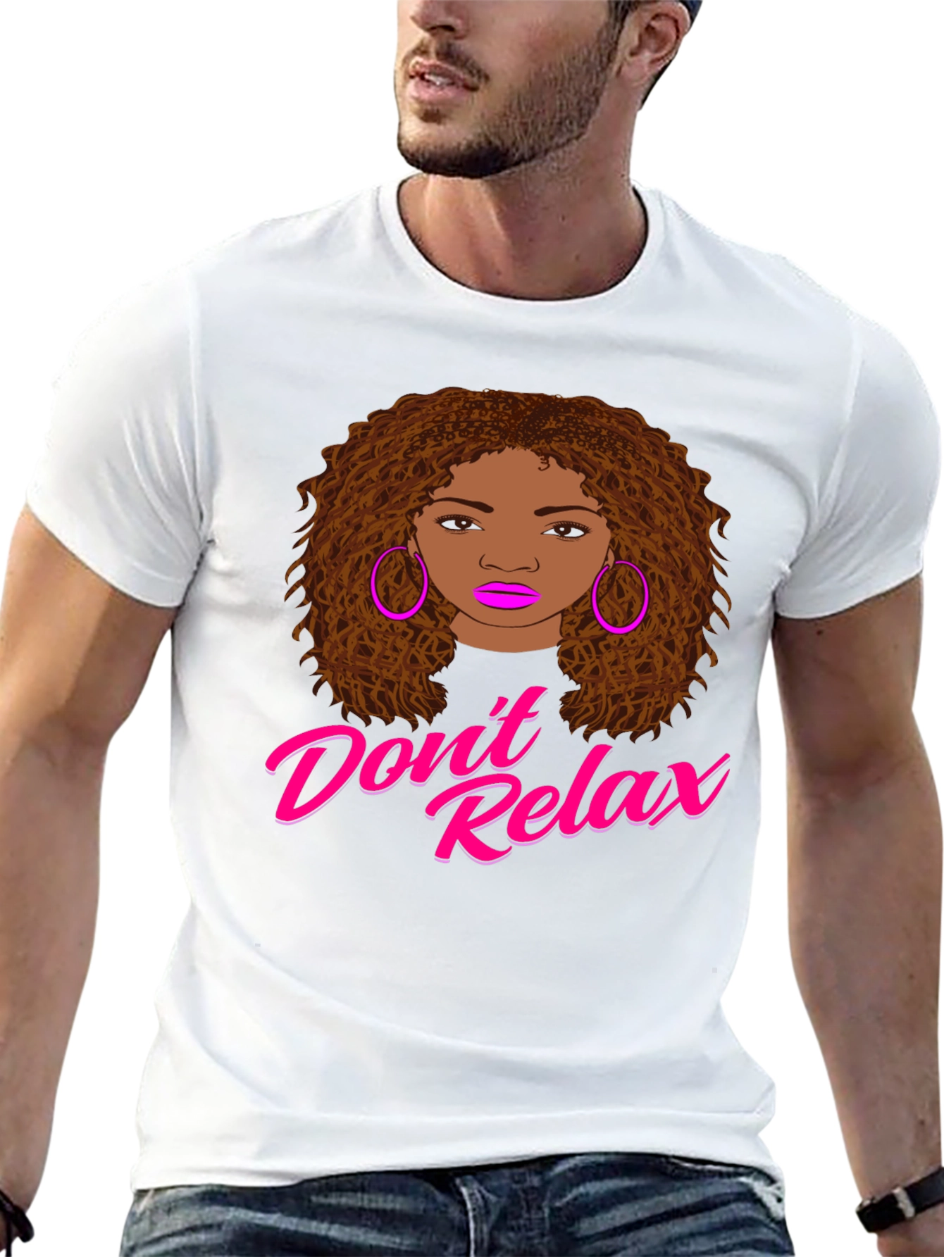 Dont Relax Graphic Print T-Shirt