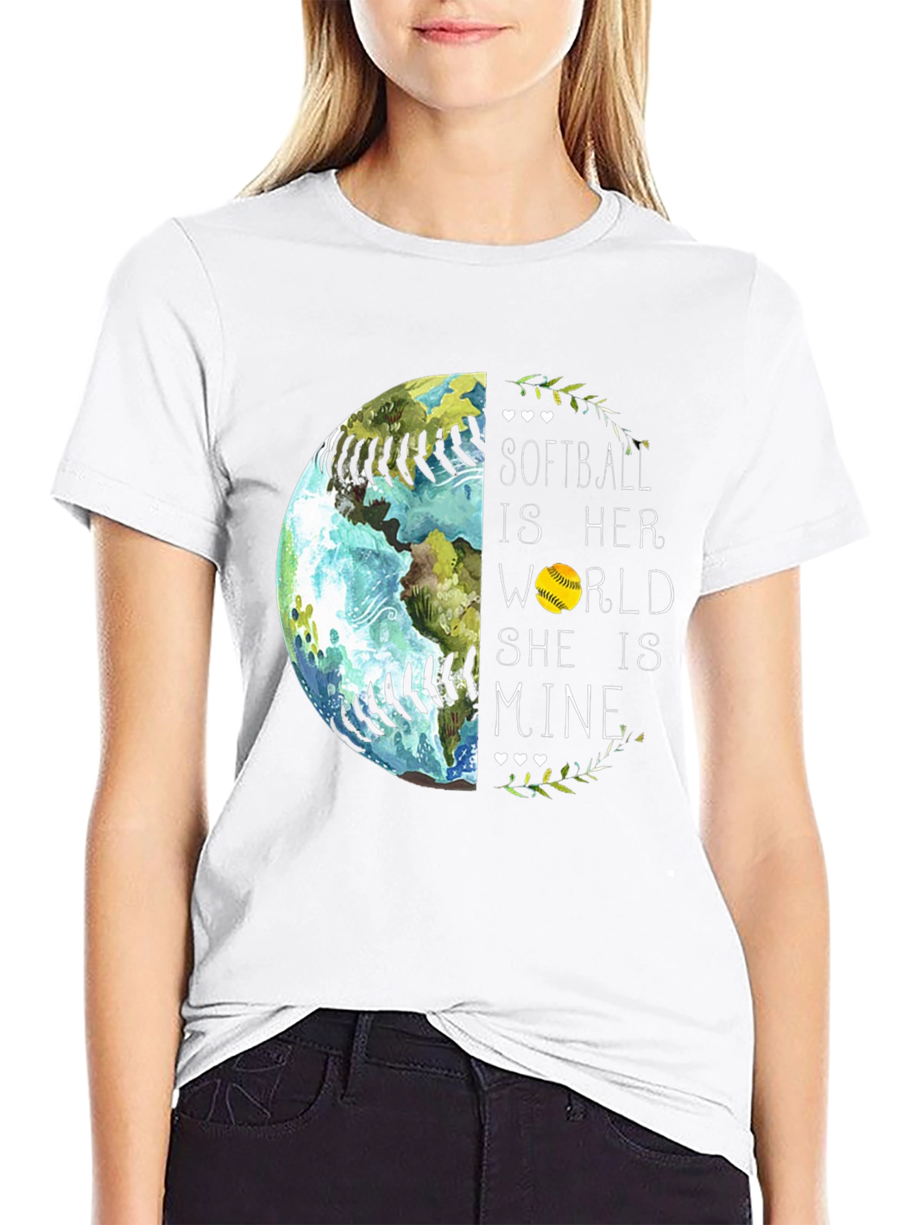 Softball is Her World T-Shirt