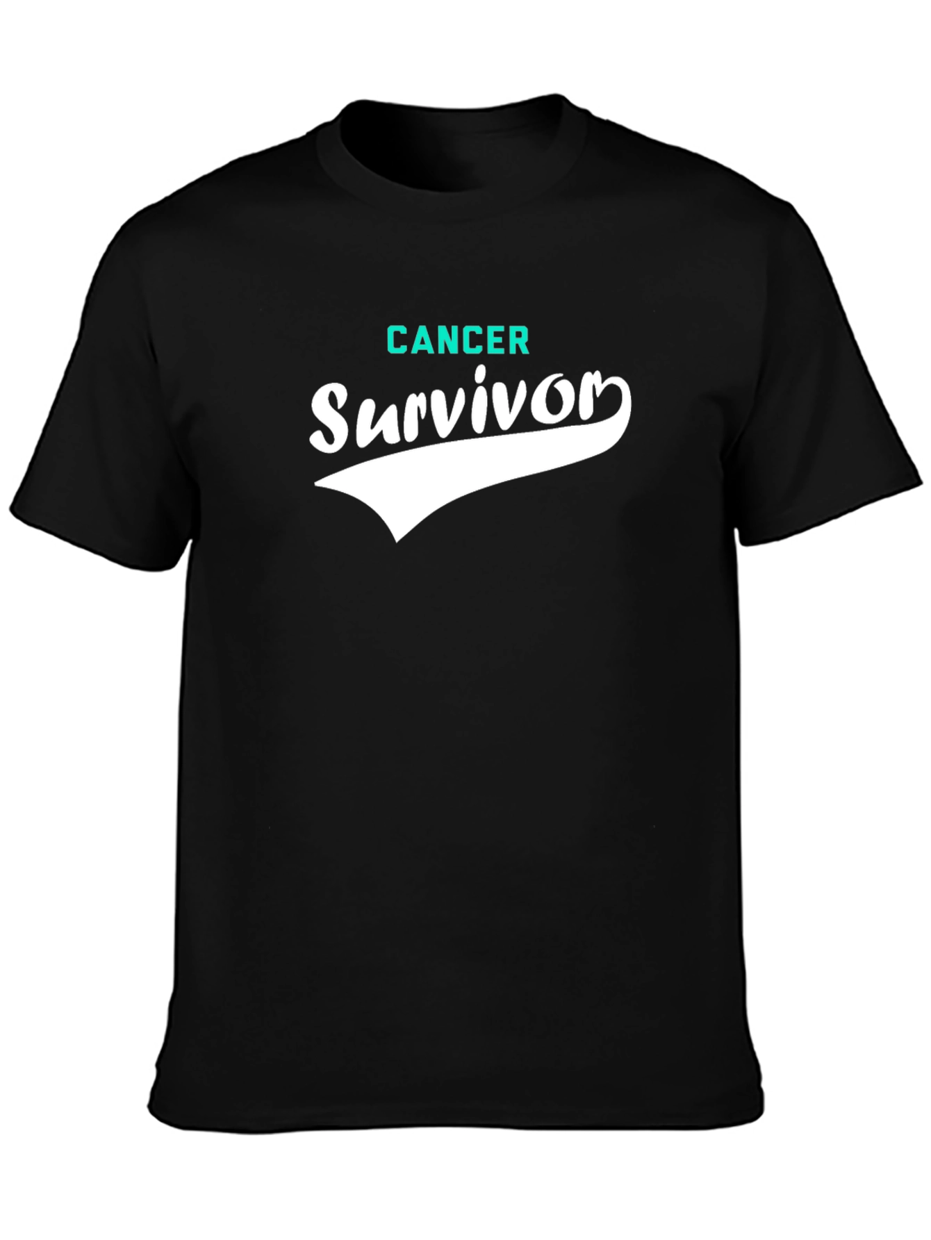 Cancer Survivor Graphic Tee - Black