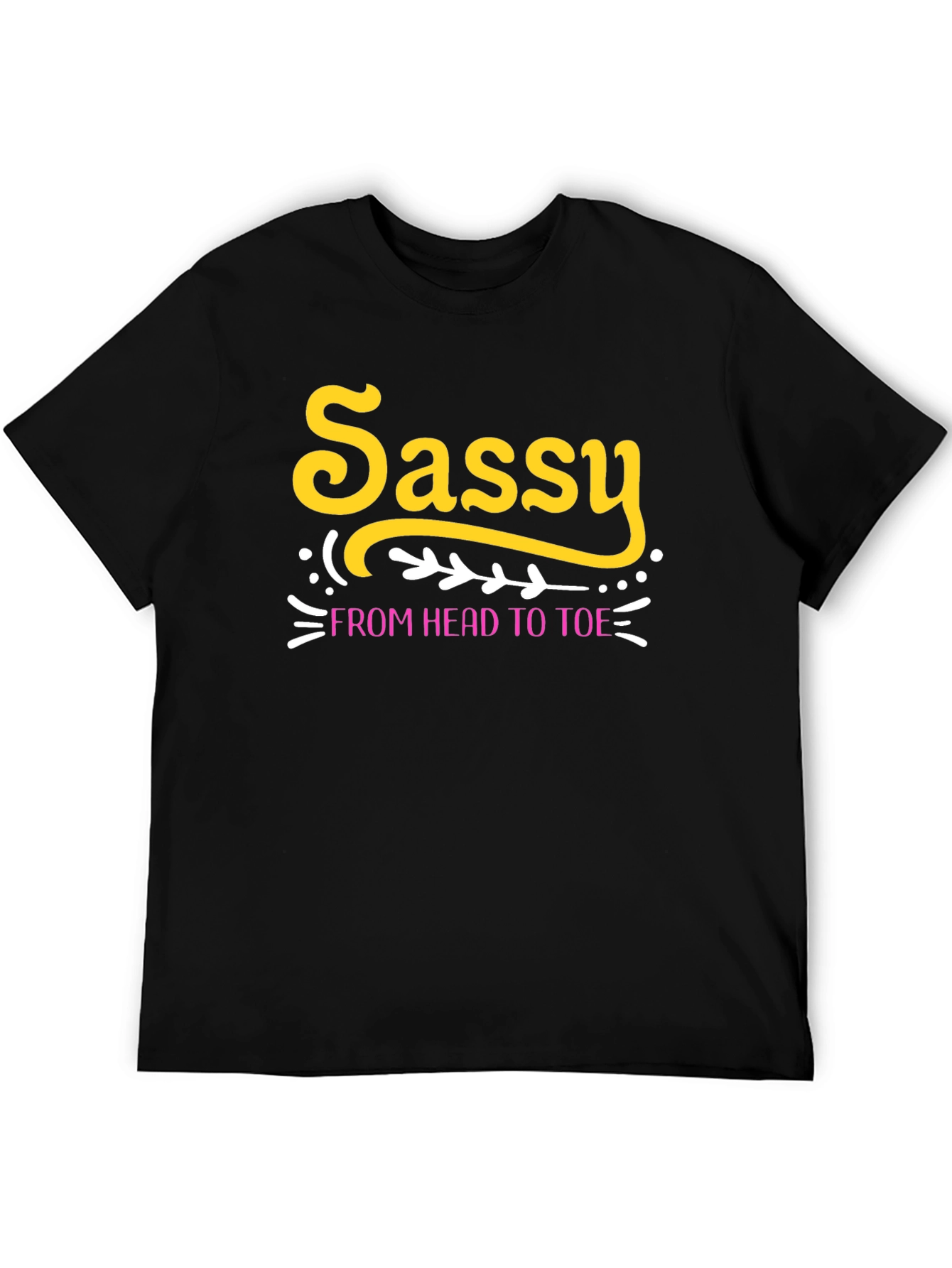 Sassy From Head To Toe Black Tee