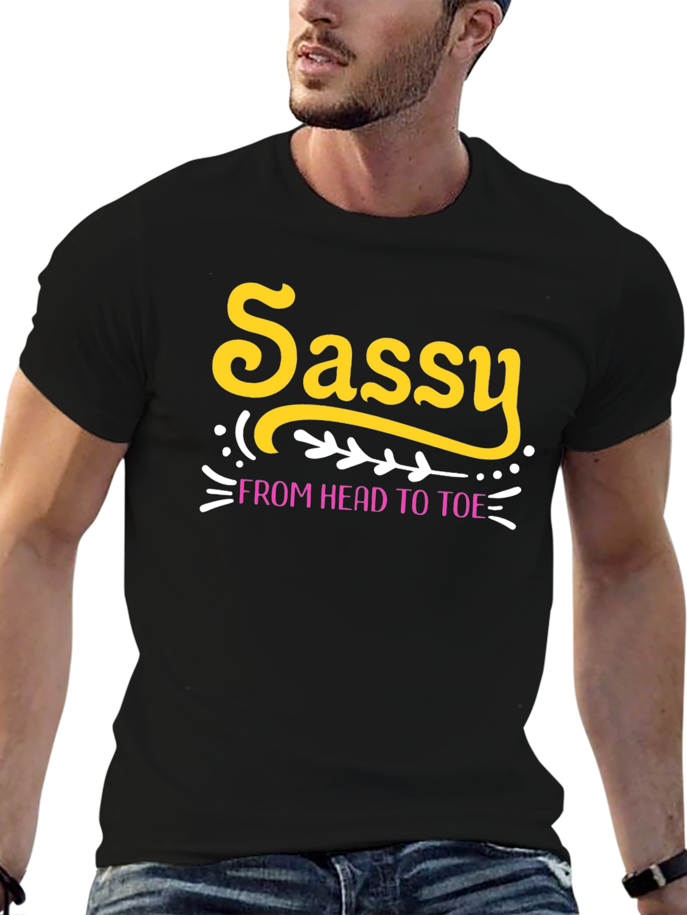 Sassy From Head To Toe Black Tee