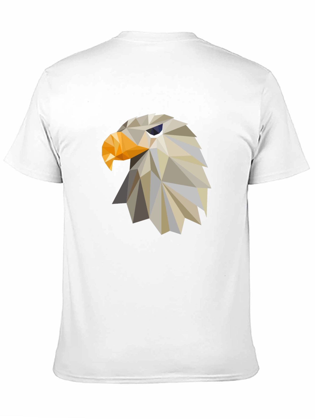Geometric Eagle Graphic Tee - Stylish Black Shirt