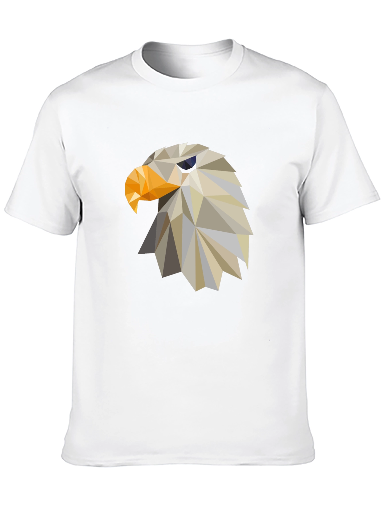 Geometric Eagle Graphic Tee - Stylish Black Shirt