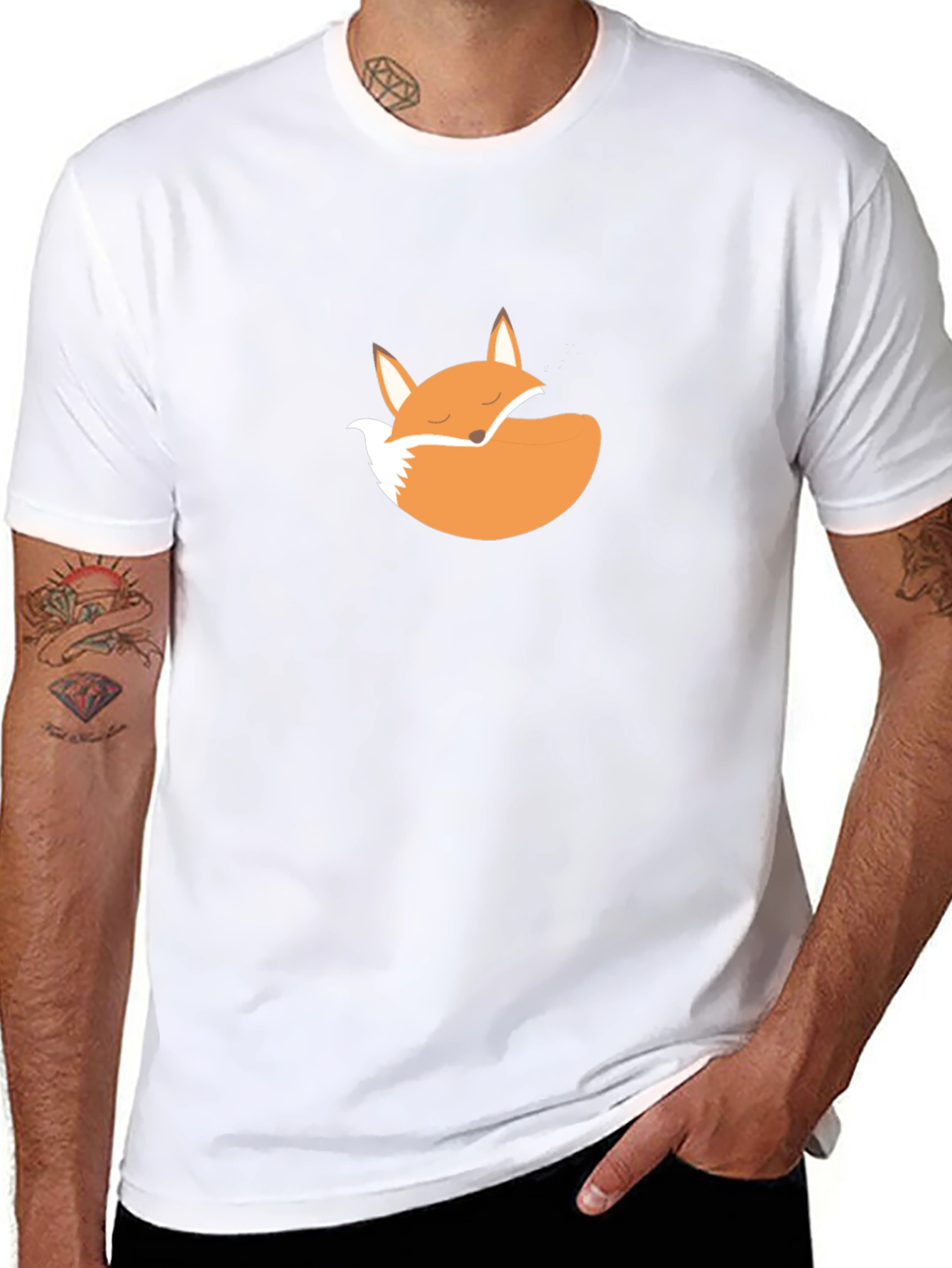 Fox Graphic Tee - Stylish Comfort