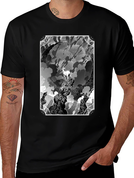 Unicorn Moon T-Shirt - Gothic Fantasy Tee