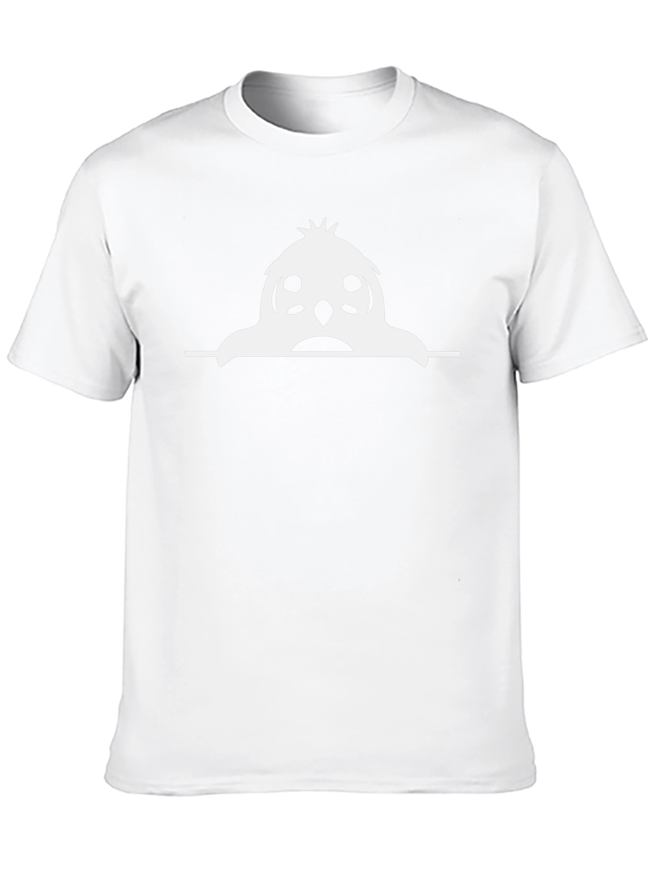 Funny Cartoon Owl T-Shirt - Mens Black Tee