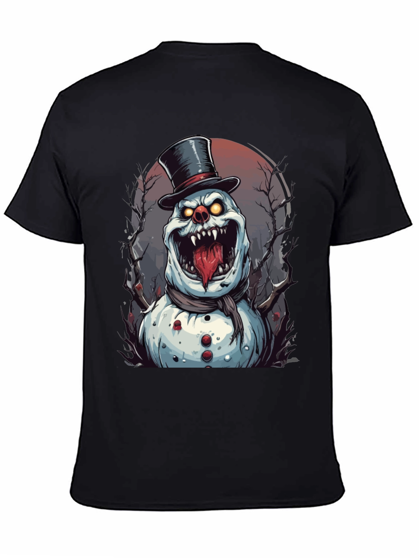 Scary Snowman Graphic Tee