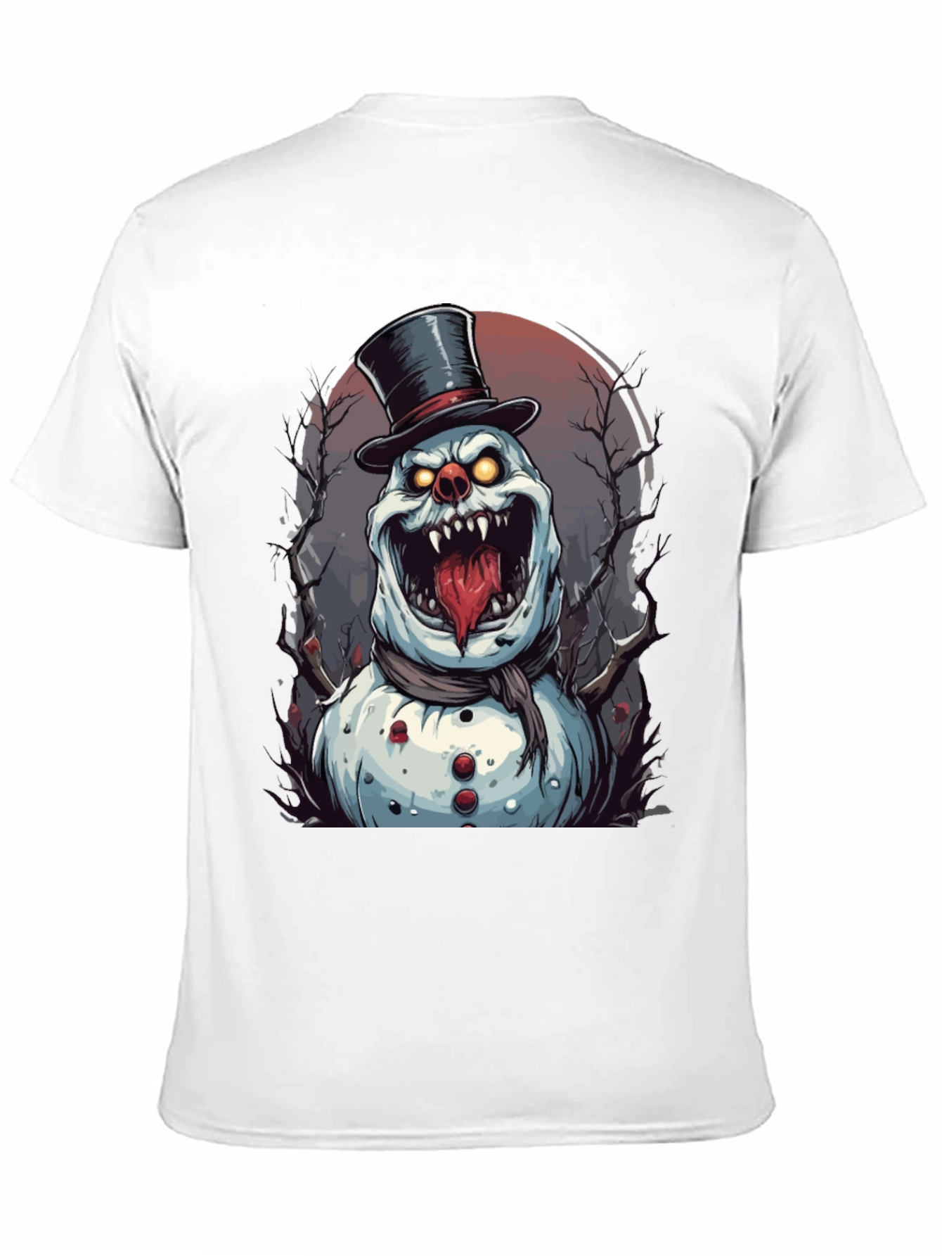Scary Snowman Graphic Tee