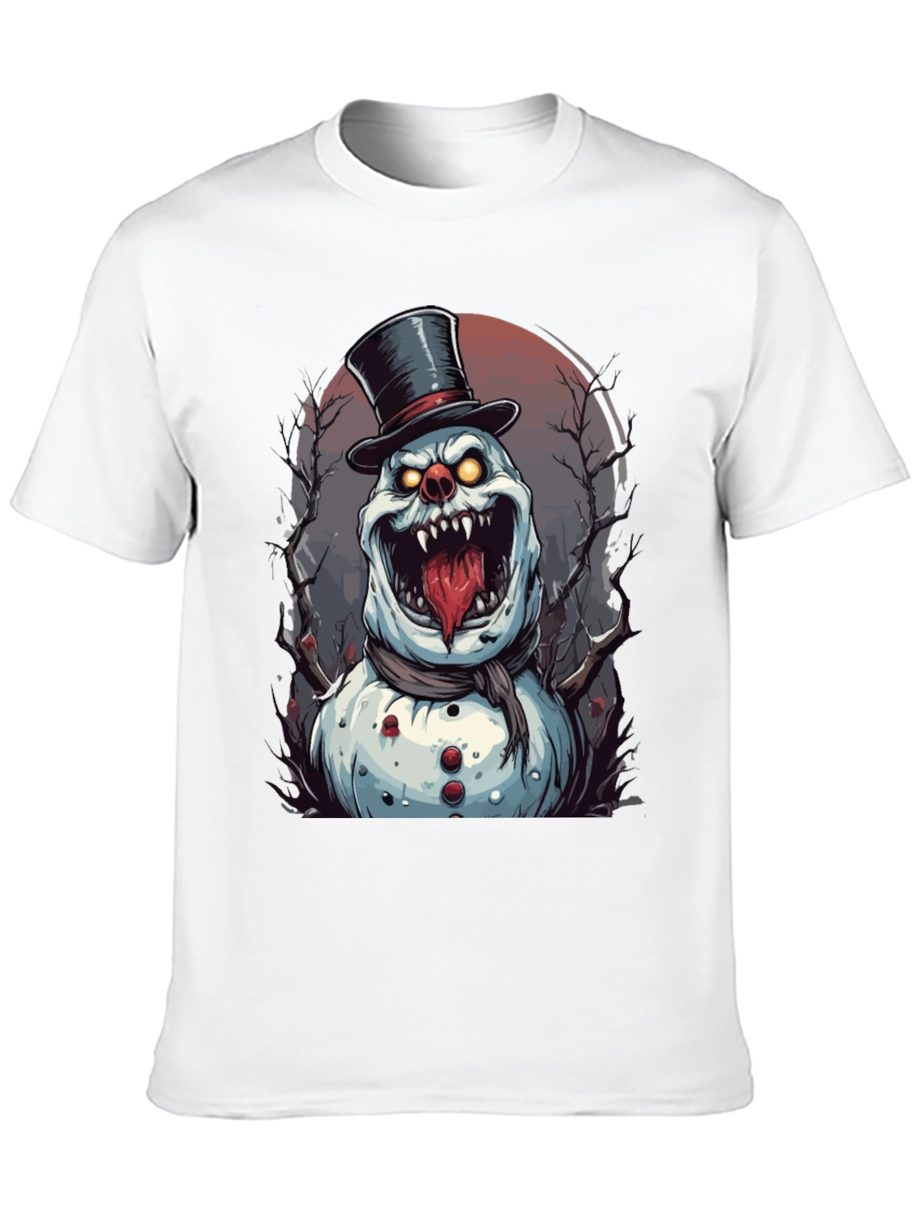Scary Snowman Graphic Tee