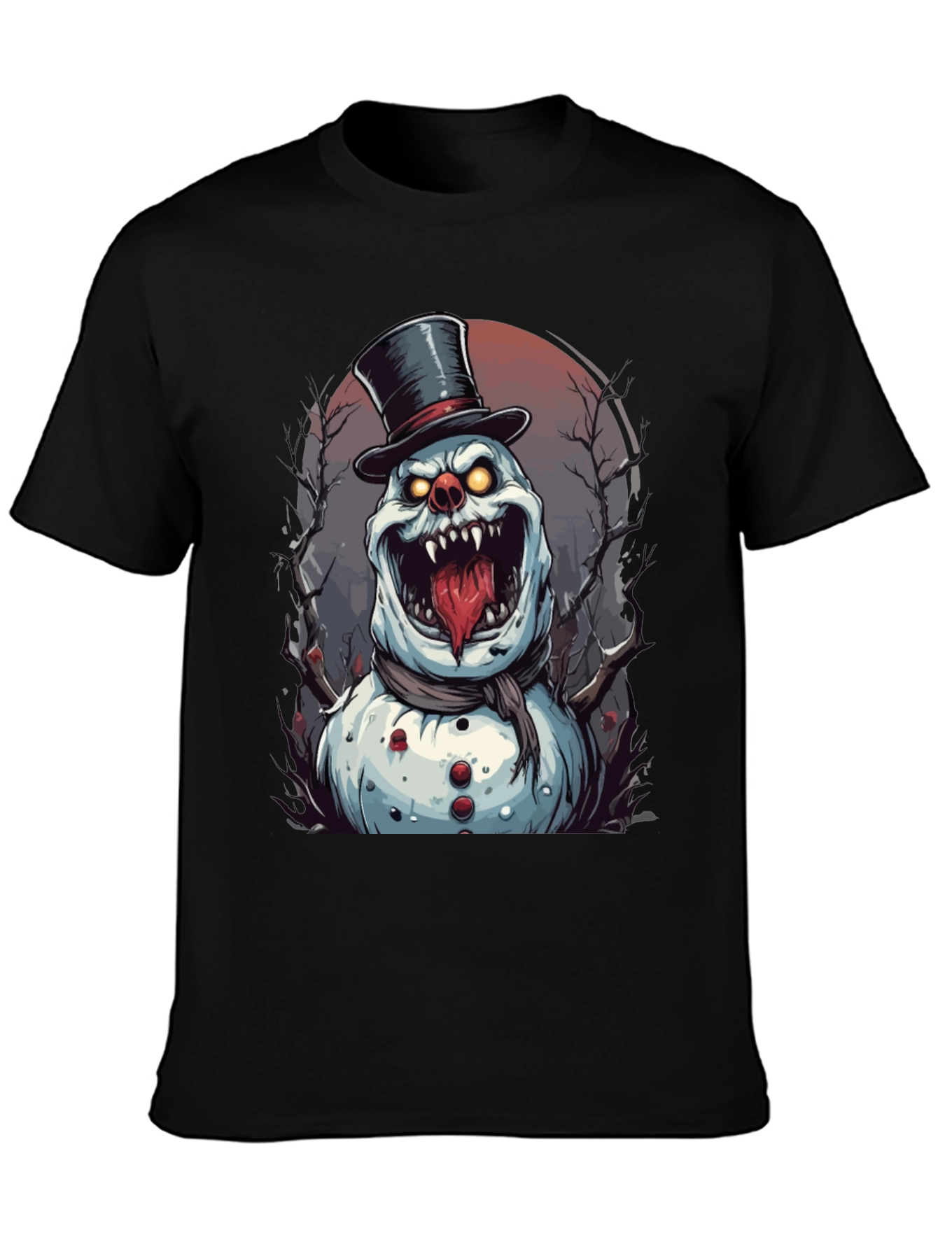 Scary Snowman Graphic Tee
