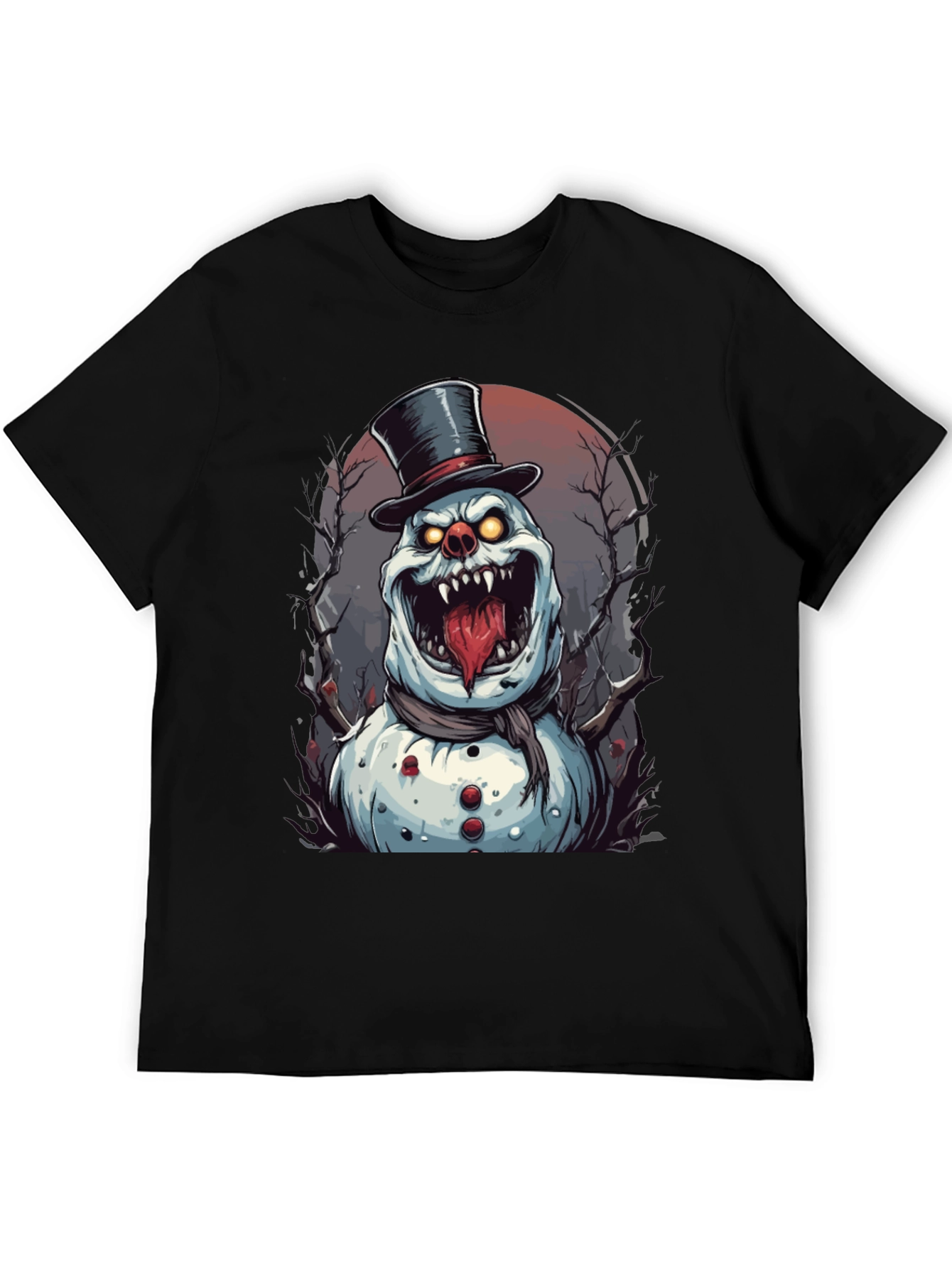 Scary Snowman Graphic Tee