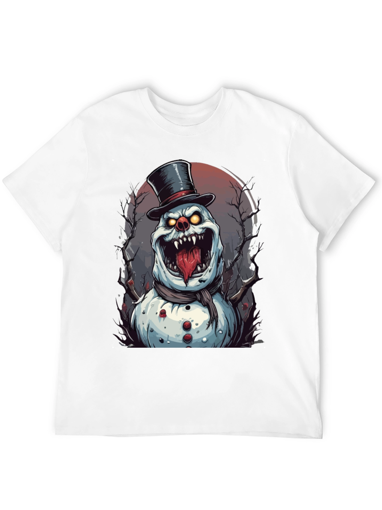 Scary Snowman Graphic Tee