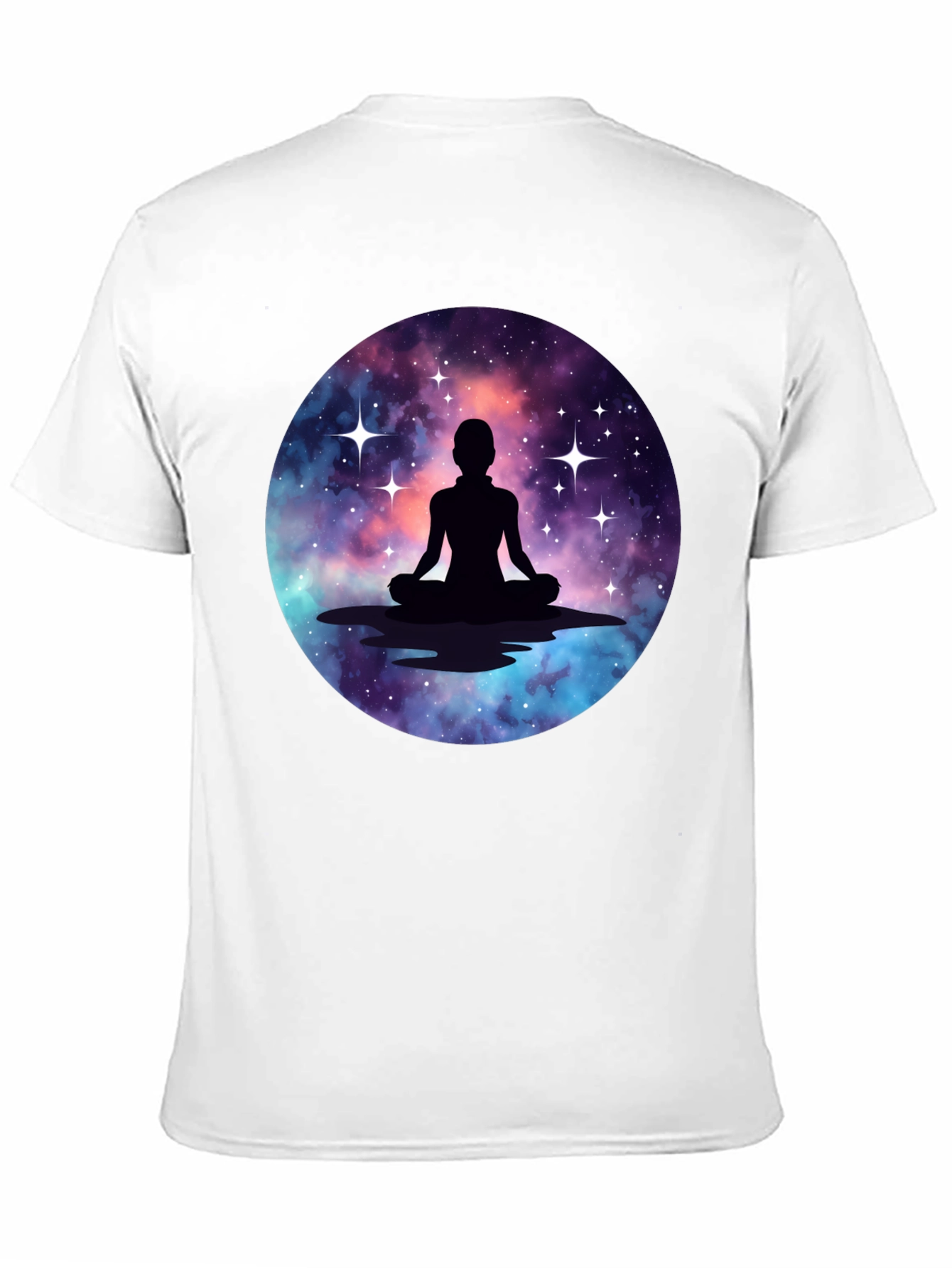 Cosmic Meditation T-Shirt - Celestial Harmony