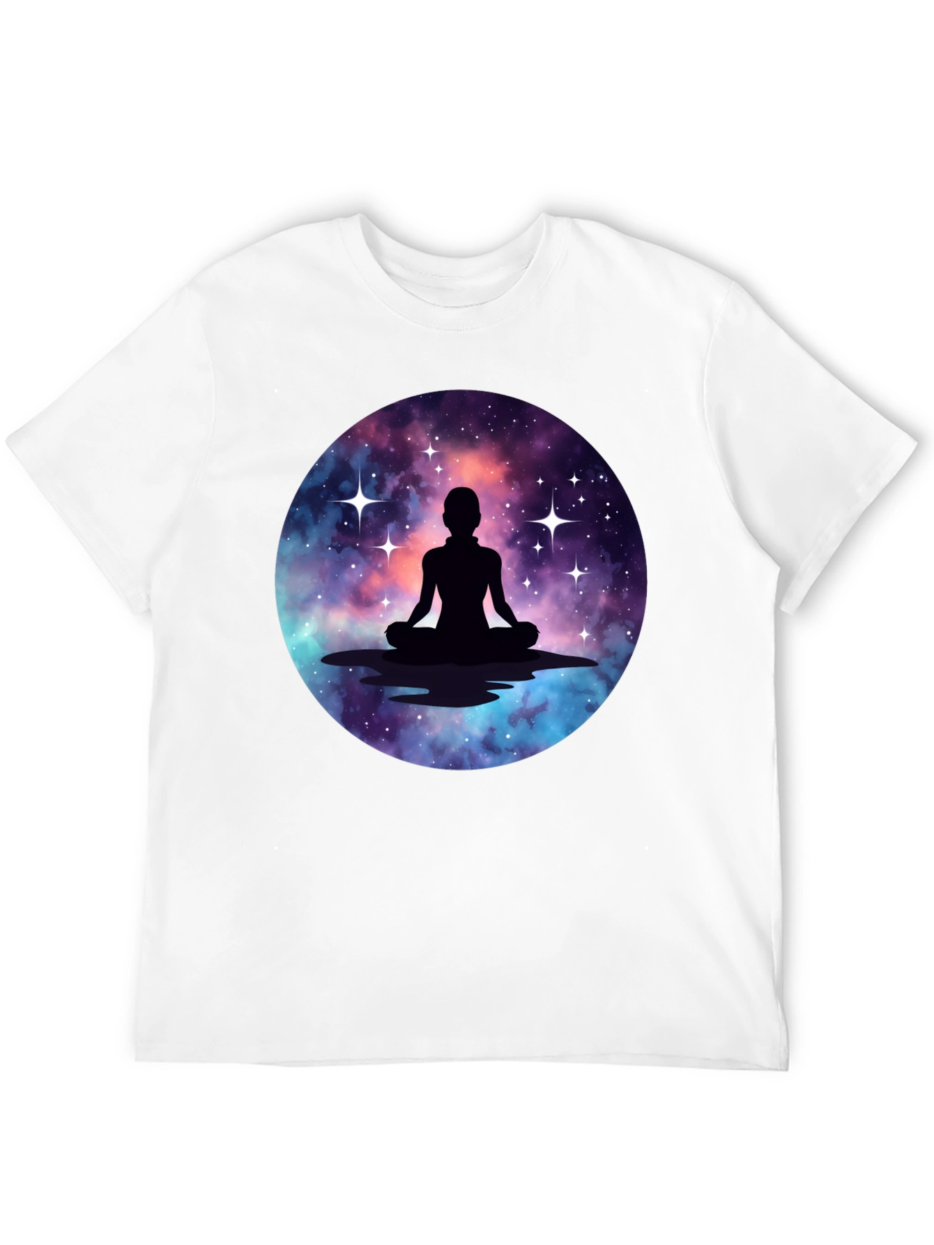 Cosmic Meditation T-Shirt - Celestial Harmony
