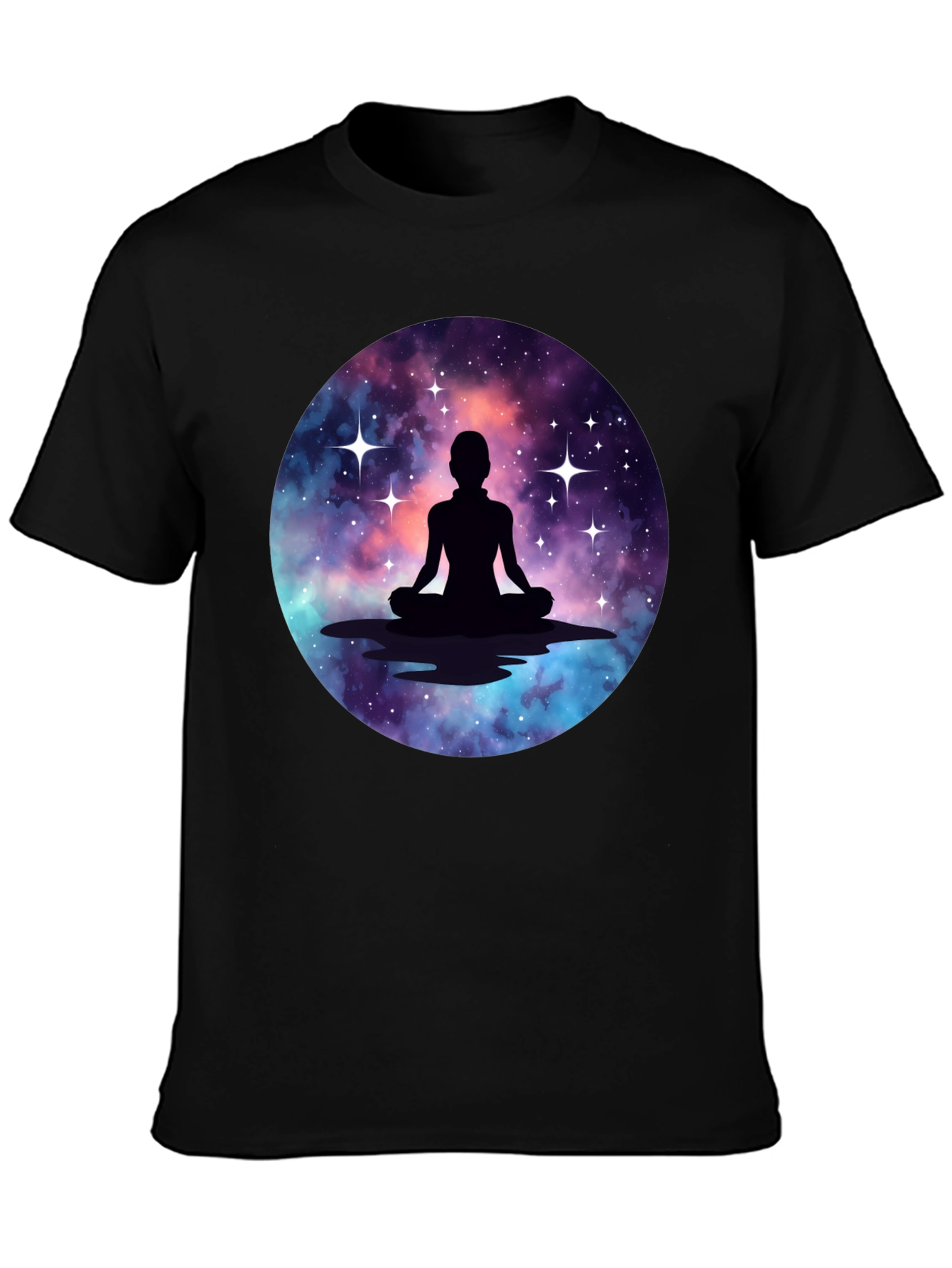 Cosmic Meditation T-Shirt - Celestial Harmony