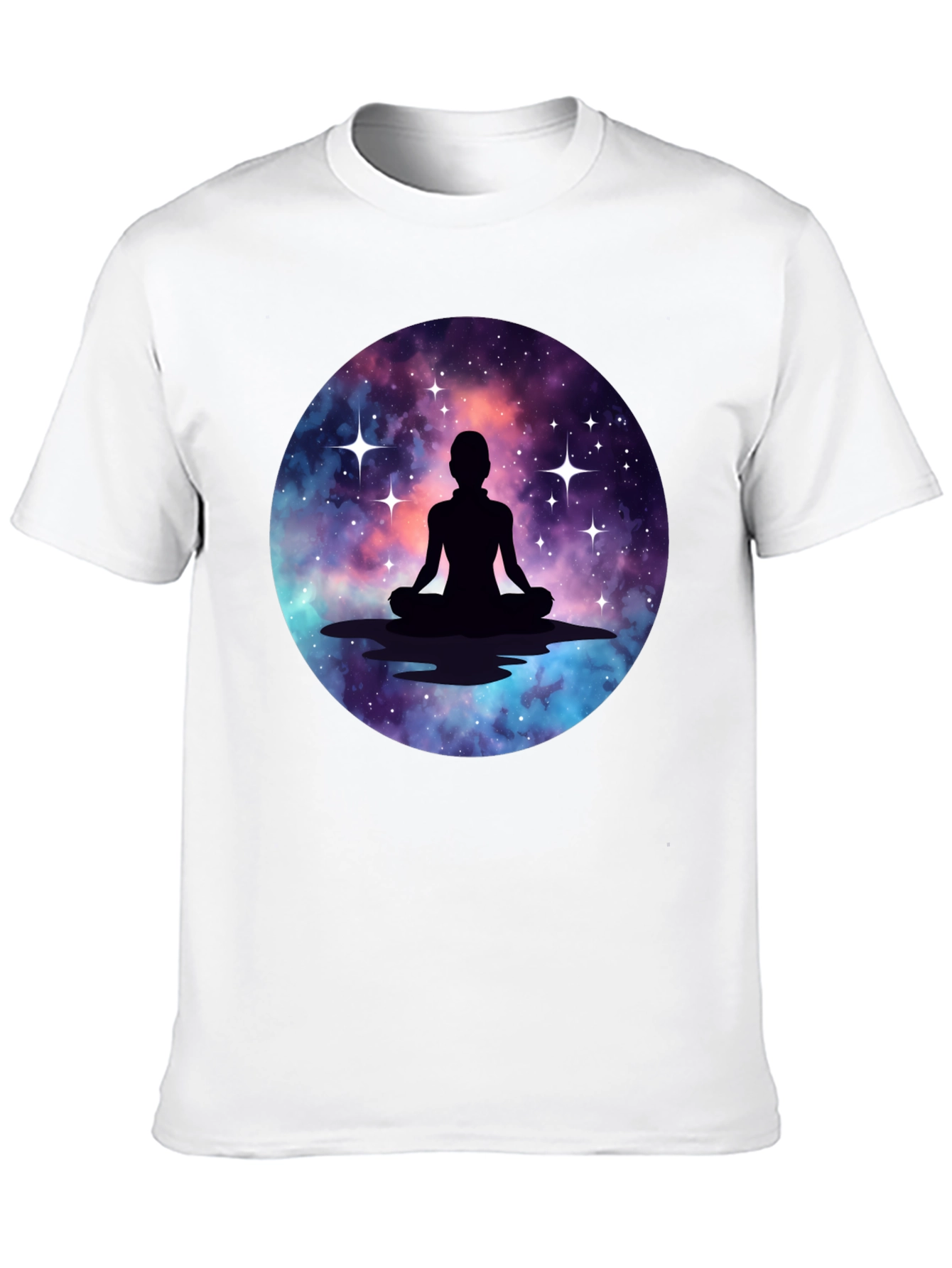 Cosmic Meditation T-Shirt - Celestial Harmony