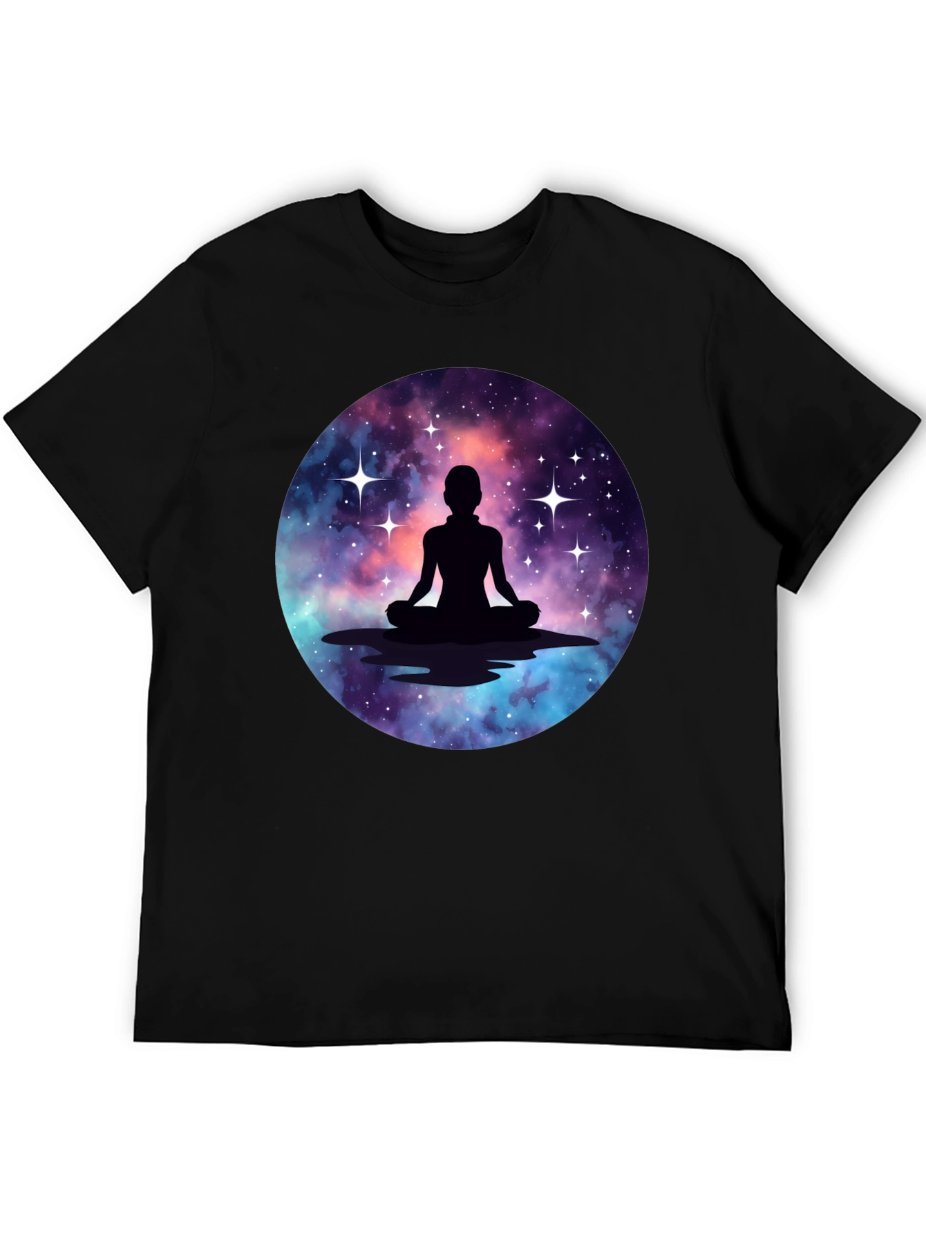 Cosmic Meditation T-Shirt - Celestial Harmony