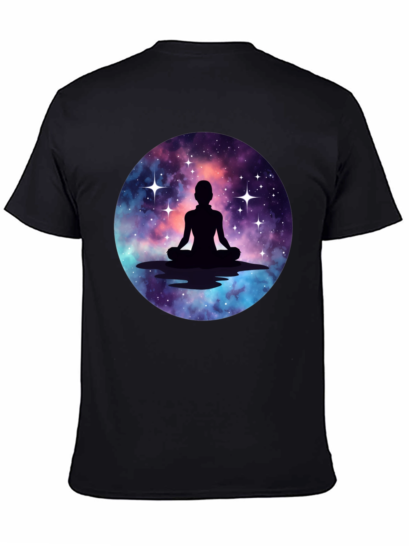 Cosmic Meditation T-Shirt - Celestial Harmony